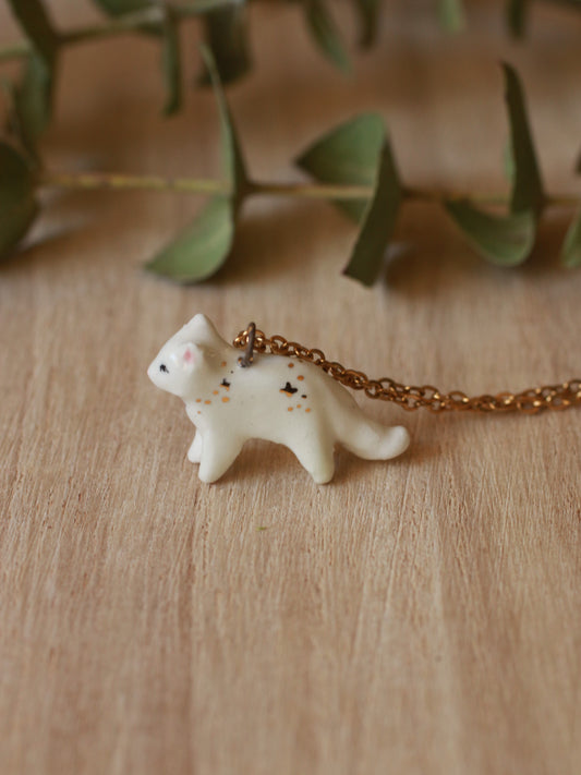 Starry cat necklace