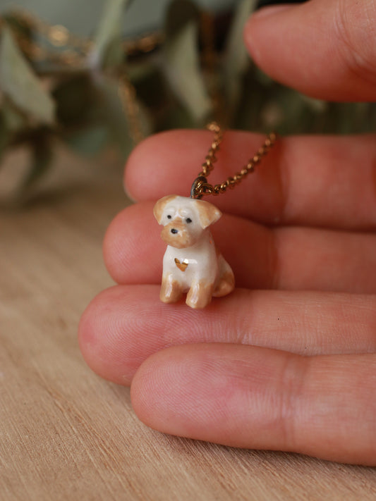 Tiny dog necklace