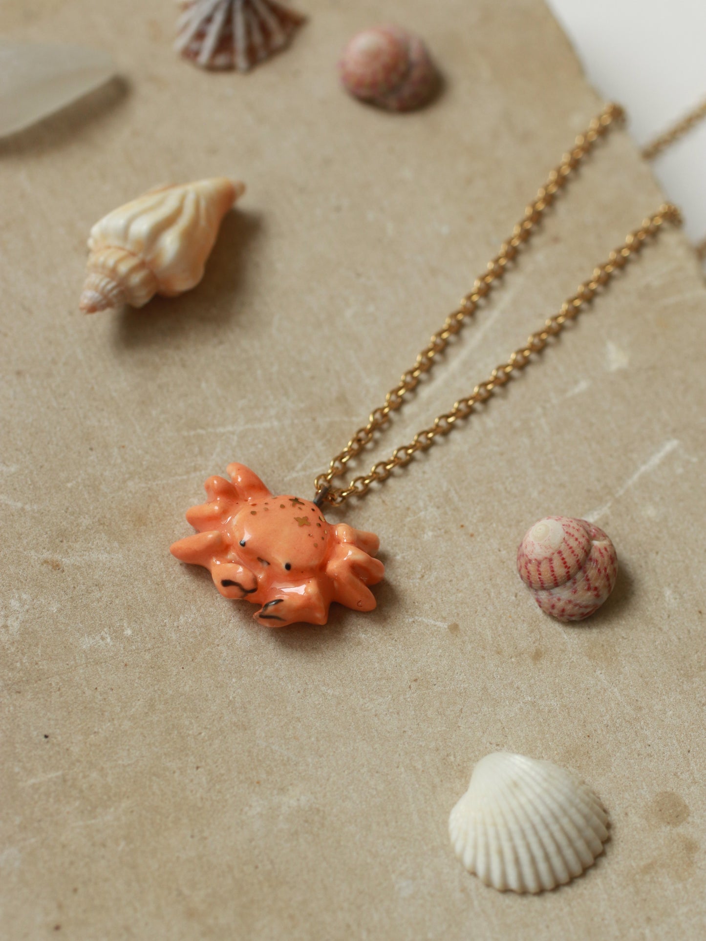 Crab necklace