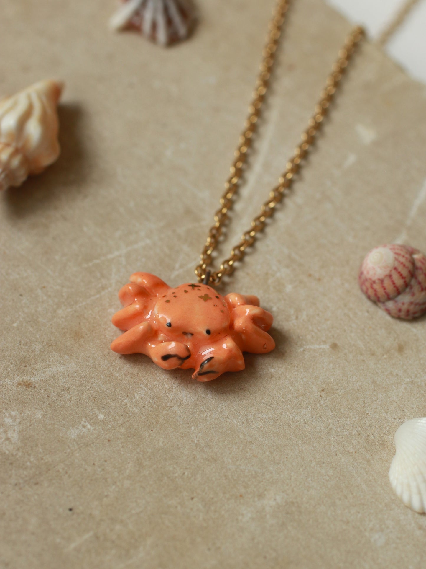 Crab necklace