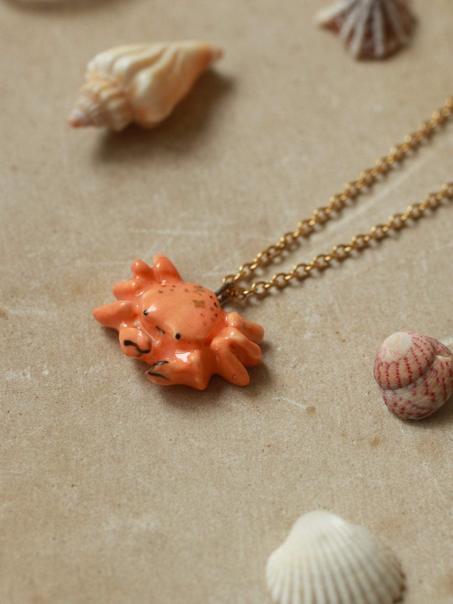 Crab necklace