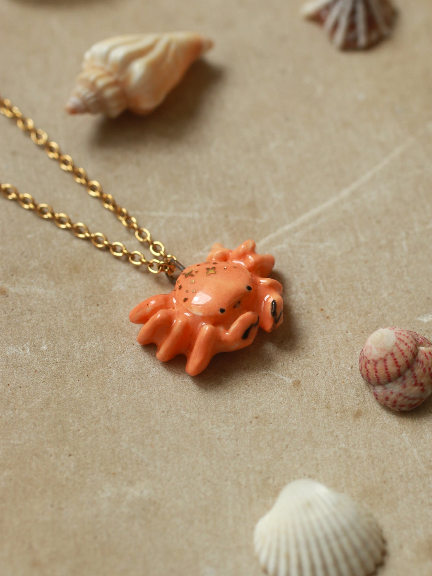Crab necklace