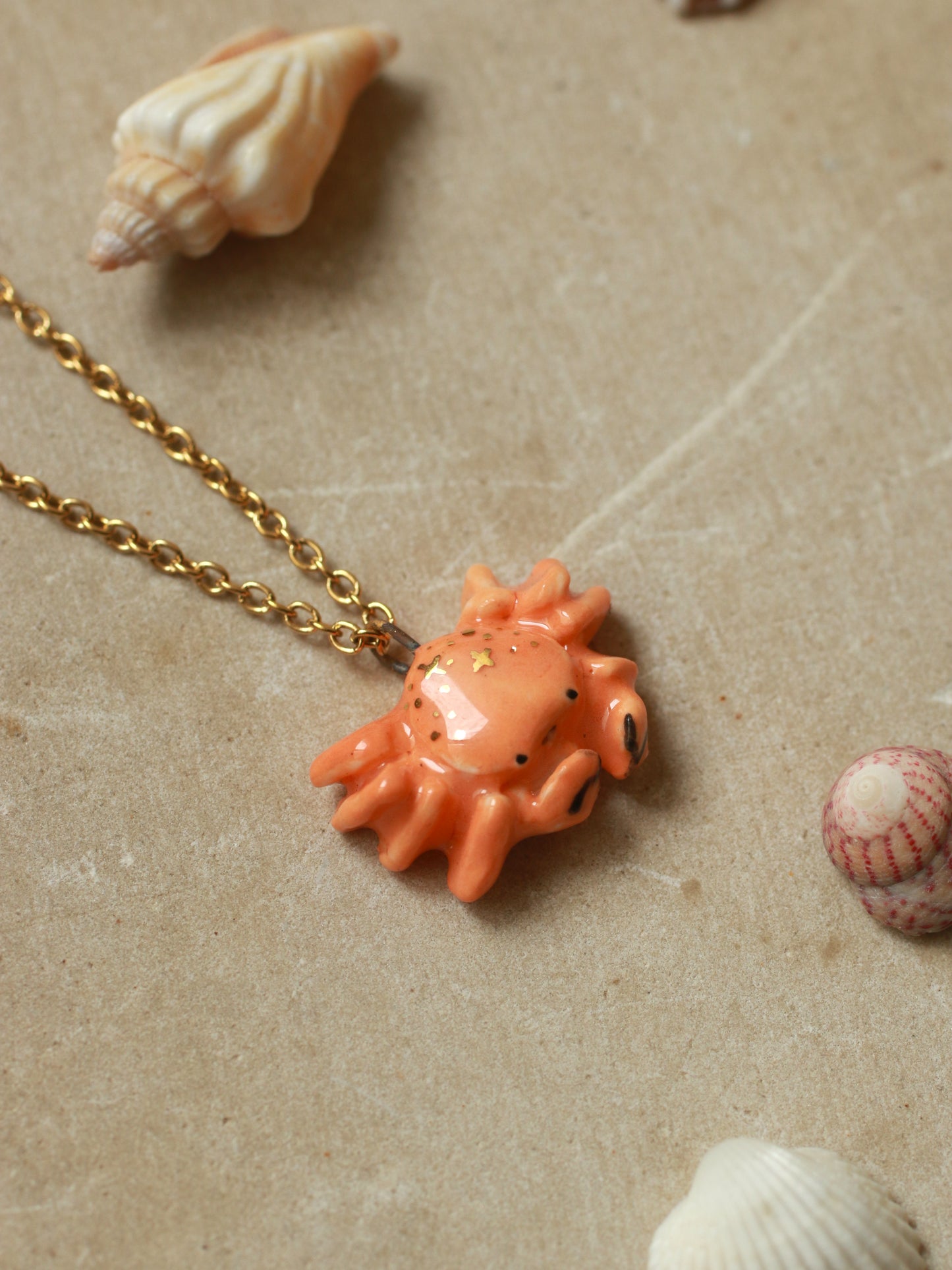 Crab necklace