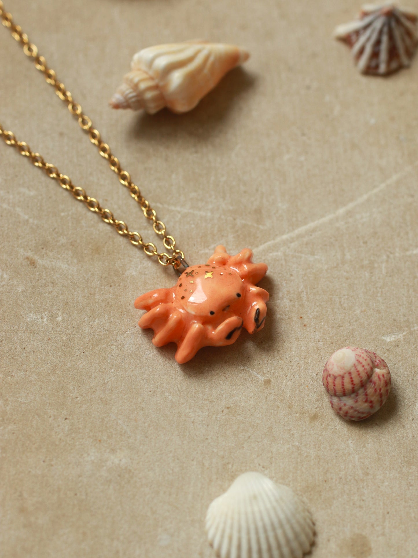Crab necklace