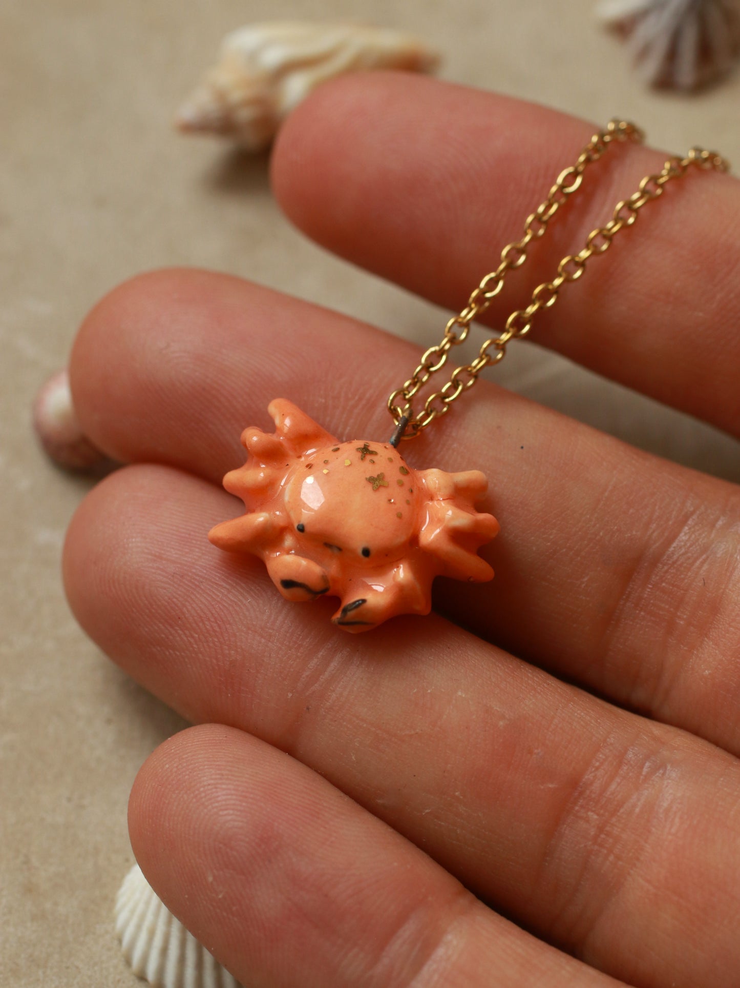 Crab necklace