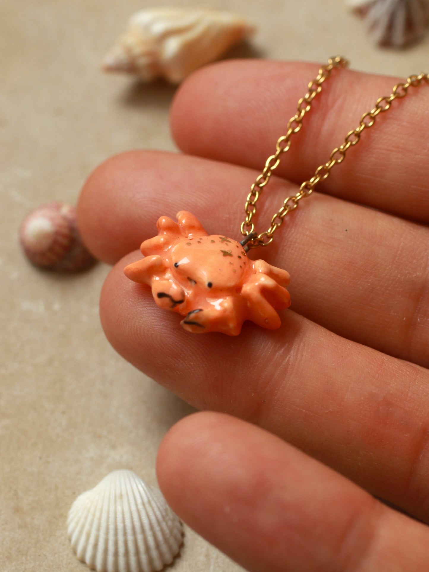 Crab necklace