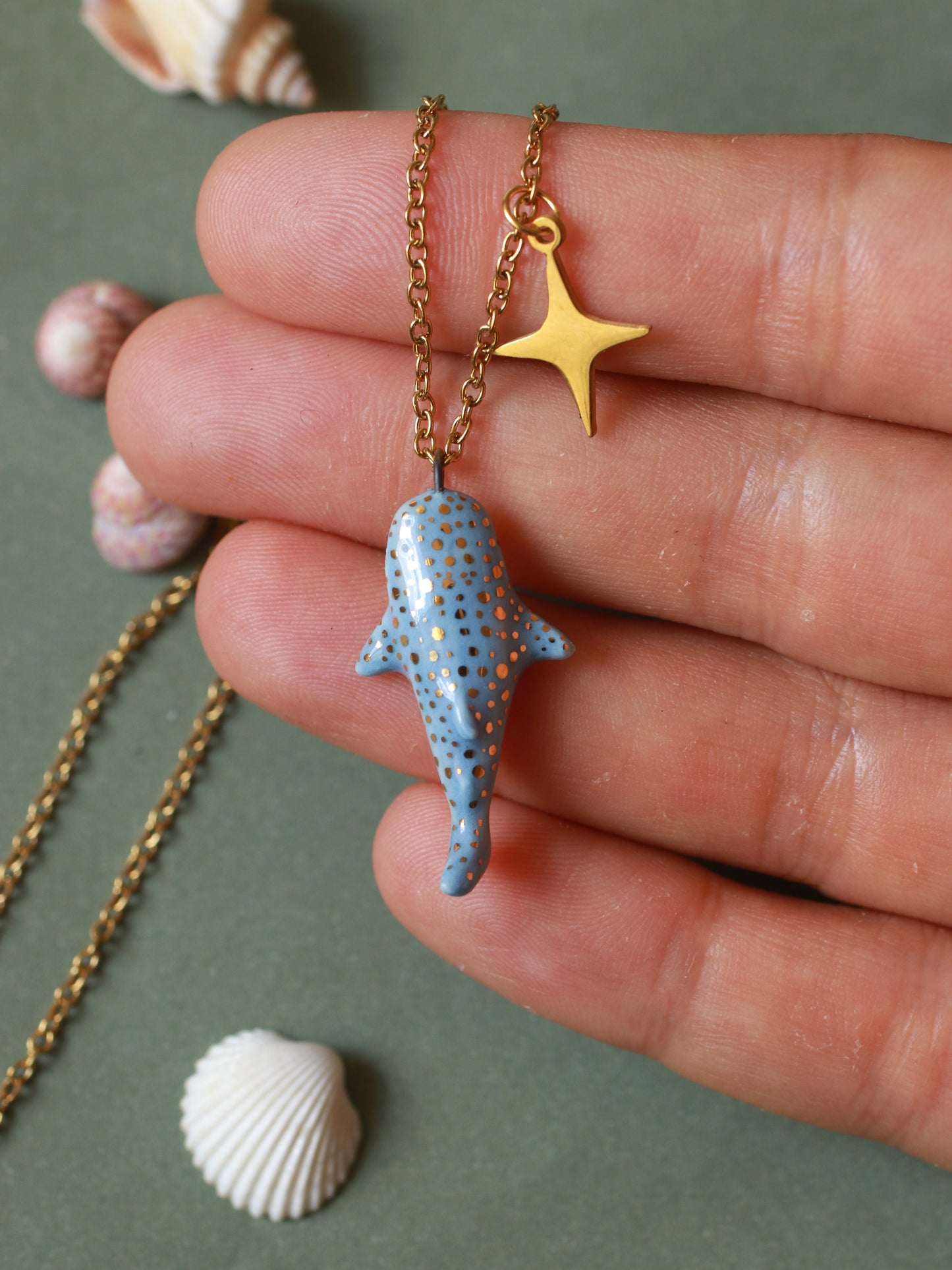 Whale shark necklace