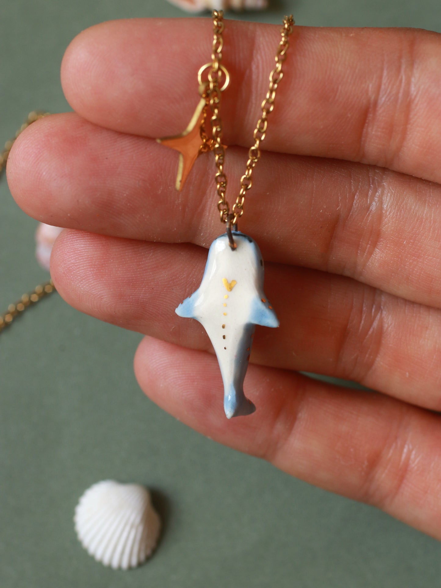 Whale shark necklace