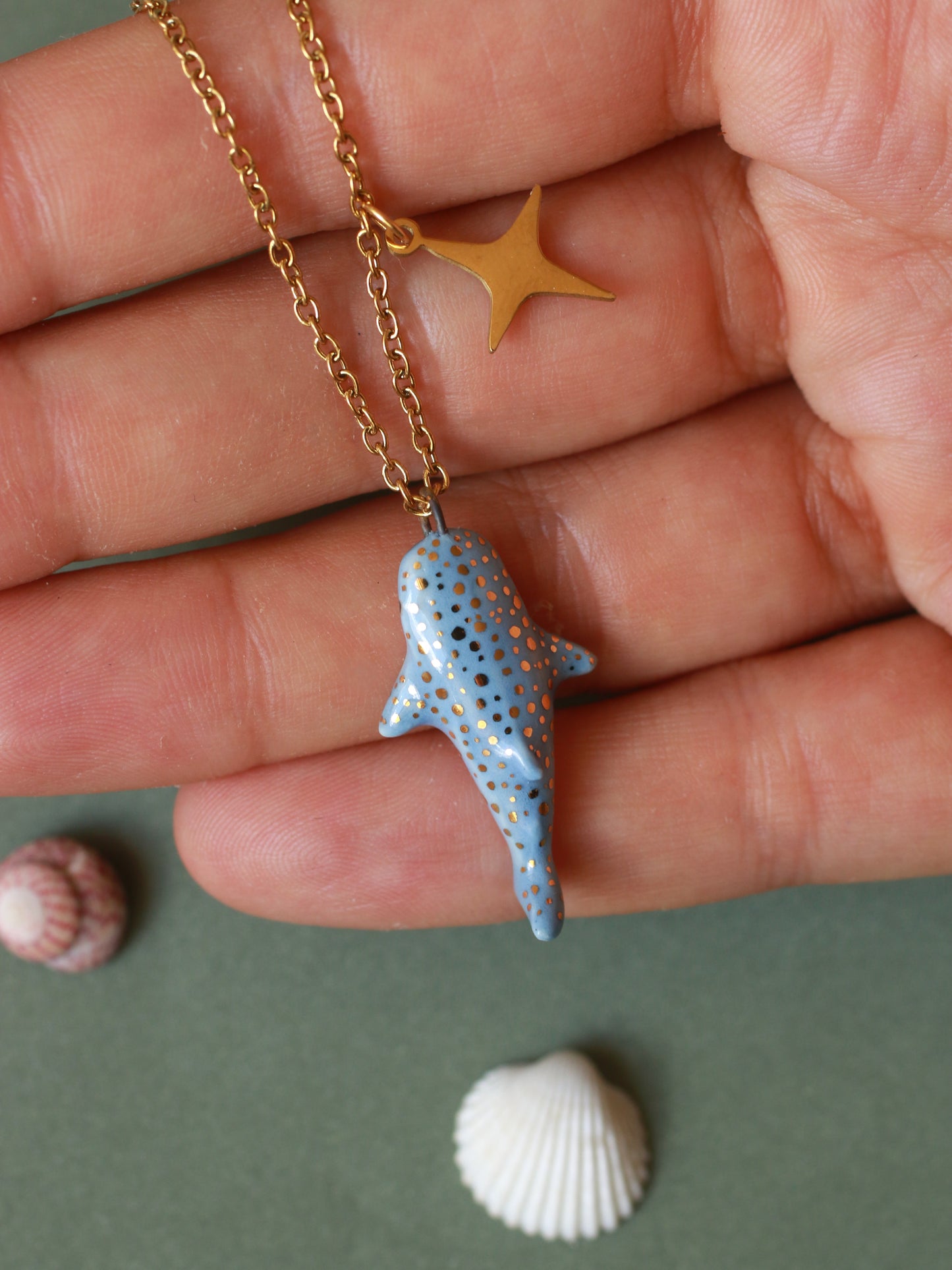 Whale shark necklace
