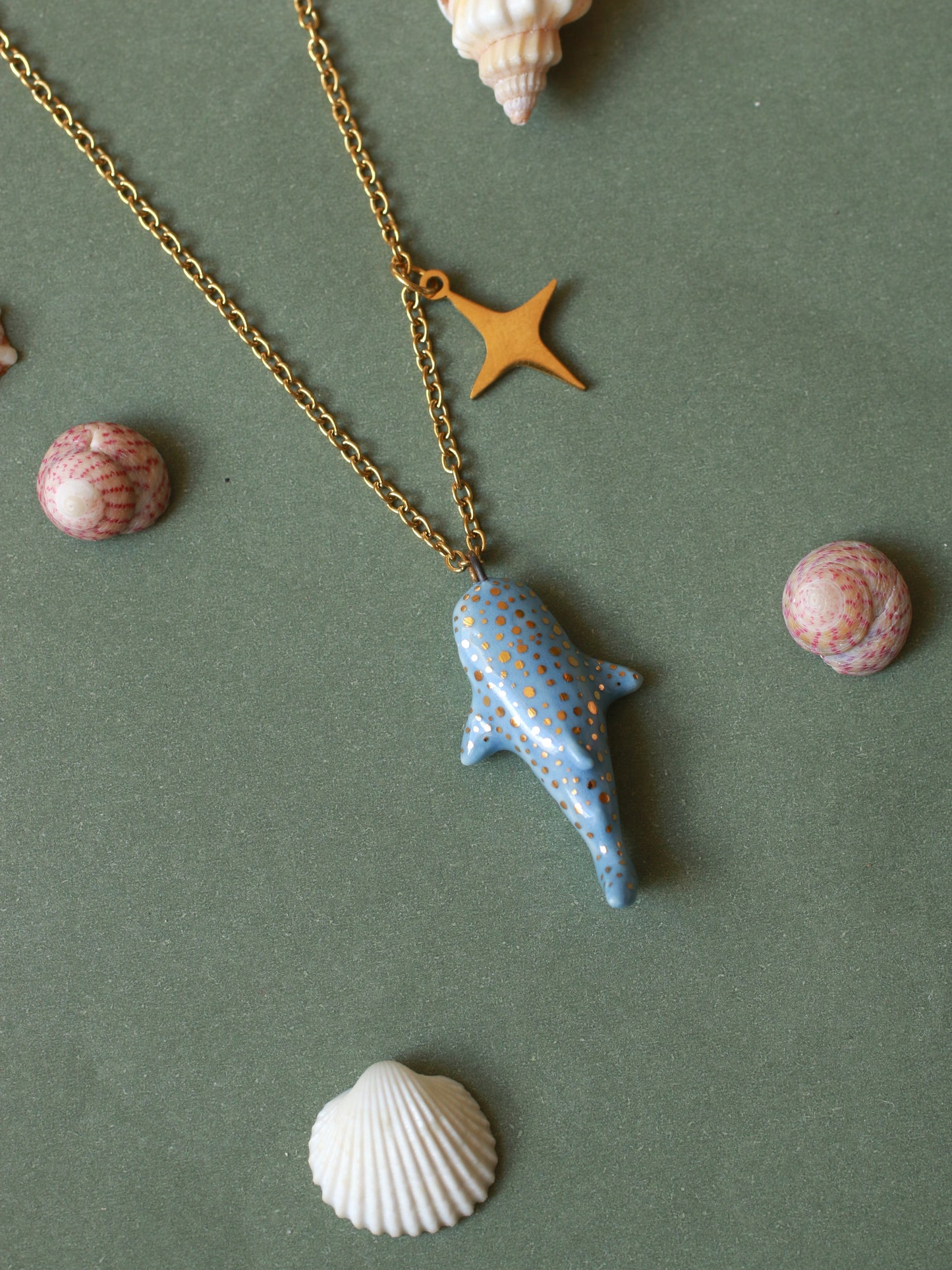 Whale shark necklace