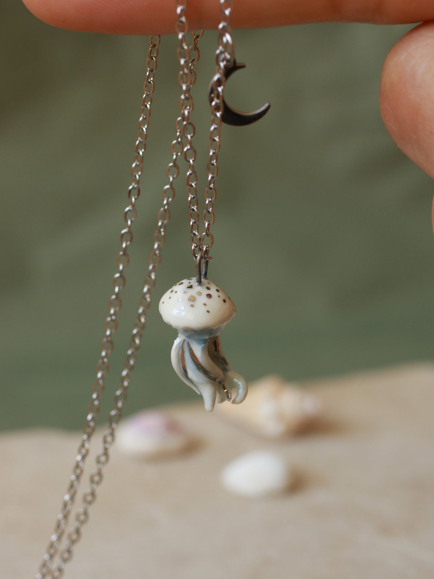 Jellyfish necklace