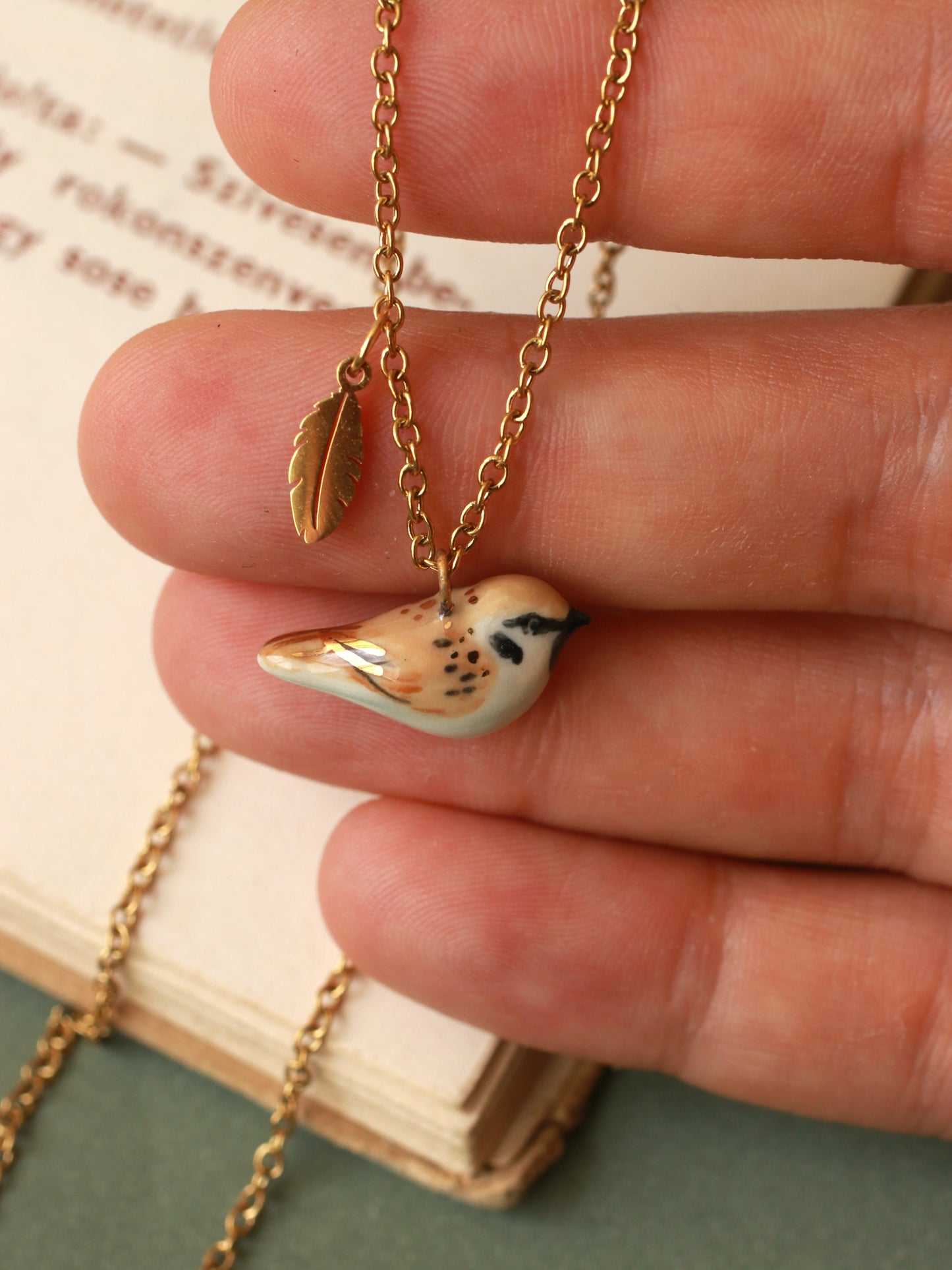 Sparrow necklace