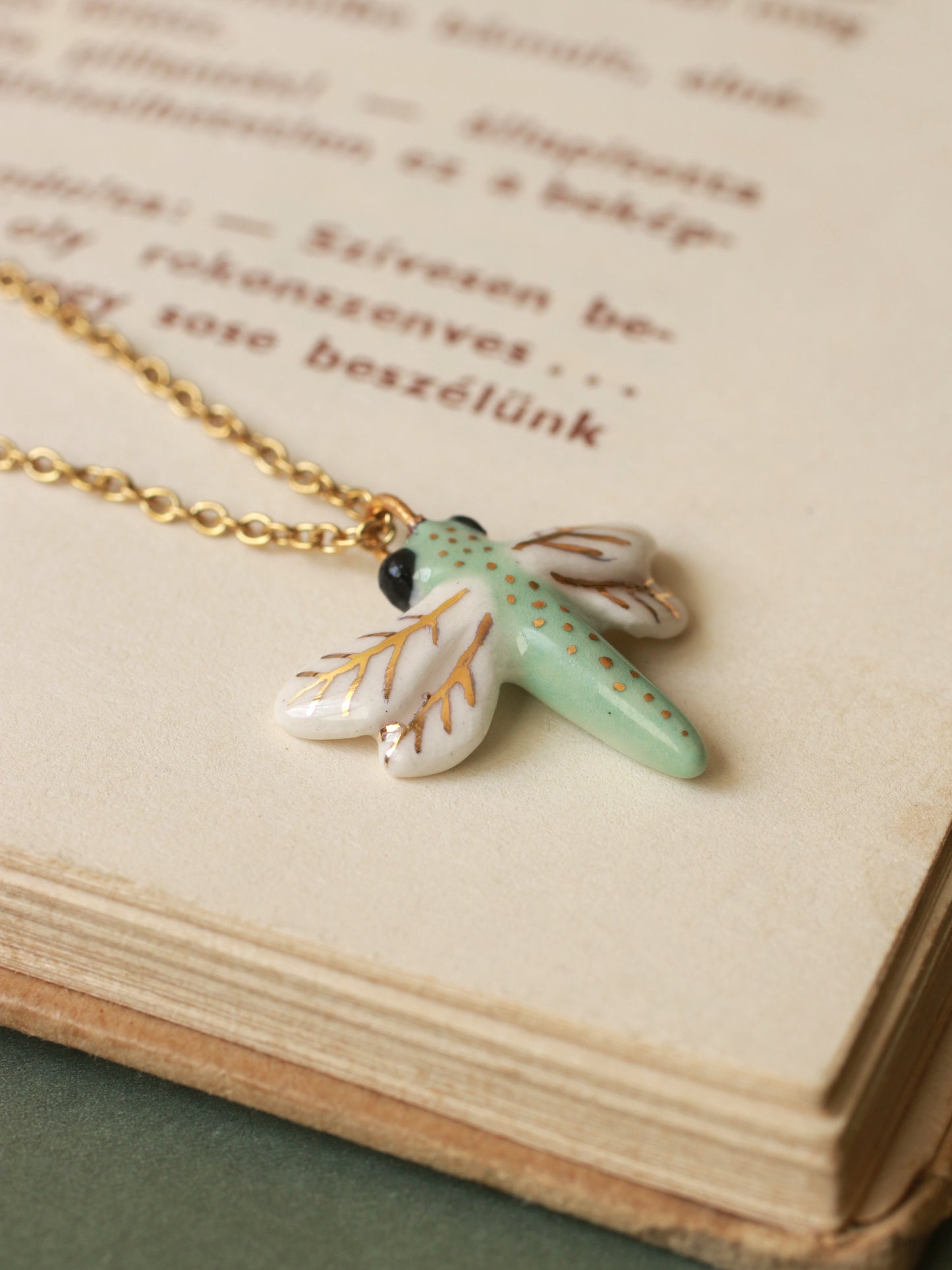Dragonfly necklace