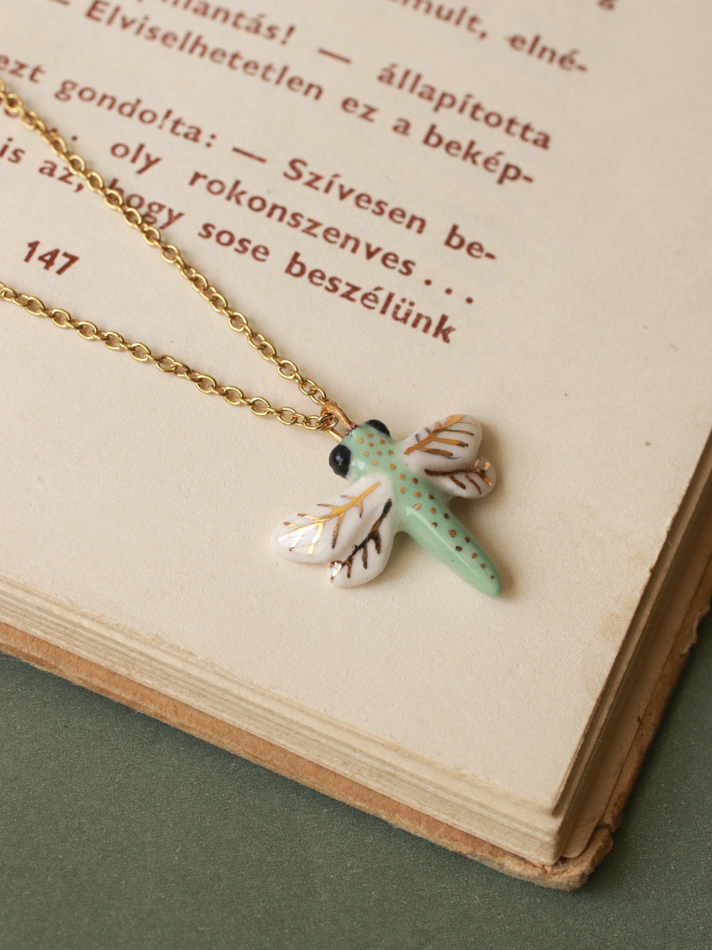 Dragonfly necklace