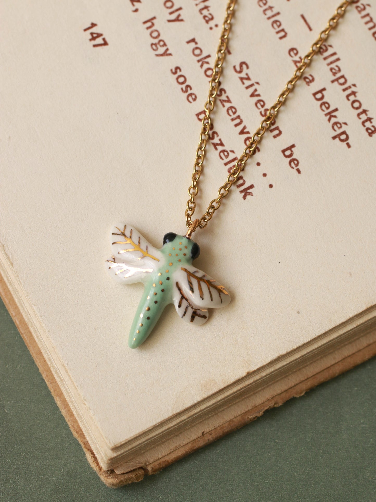 Dragonfly necklace