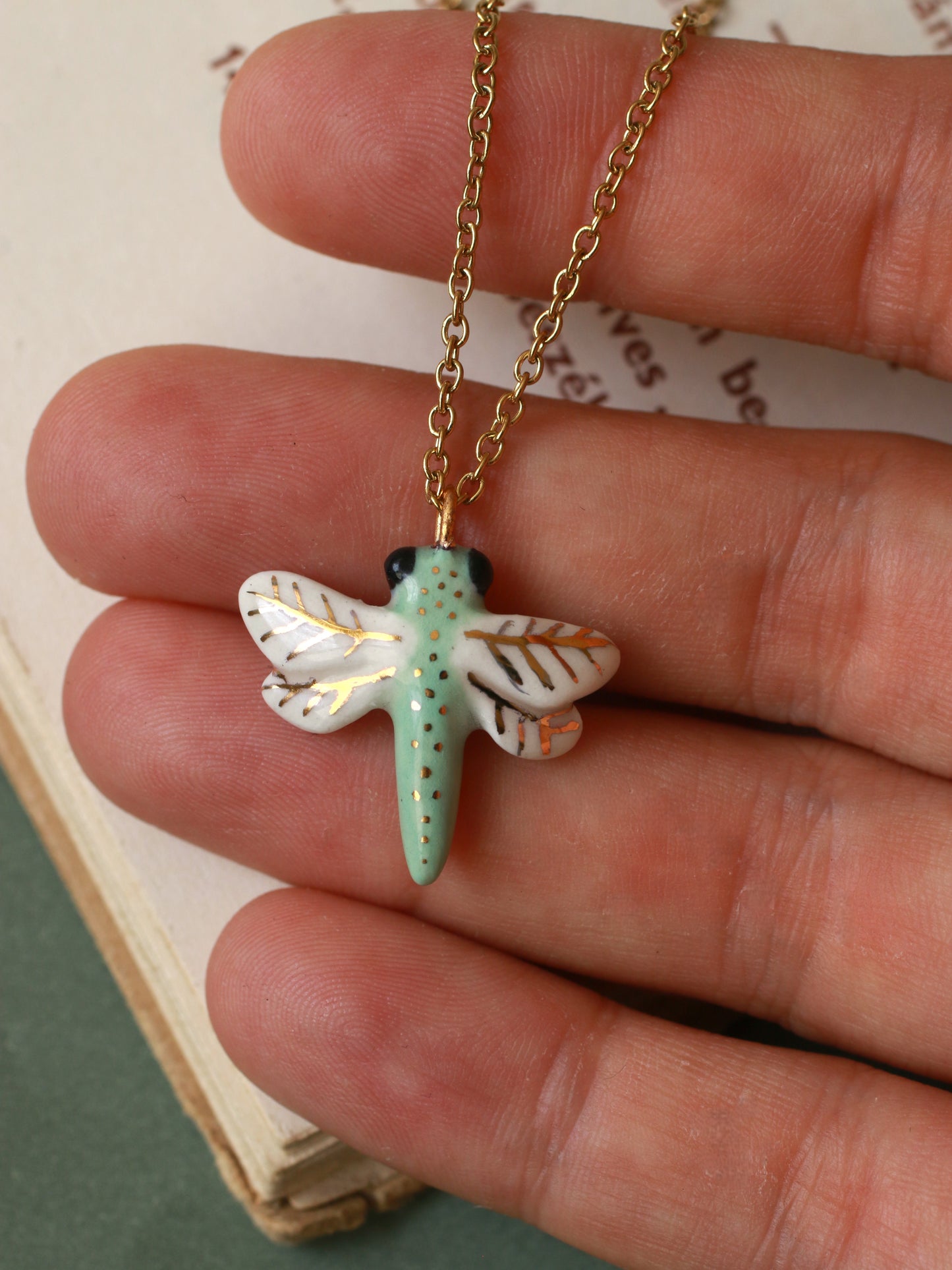 Dragonfly necklace