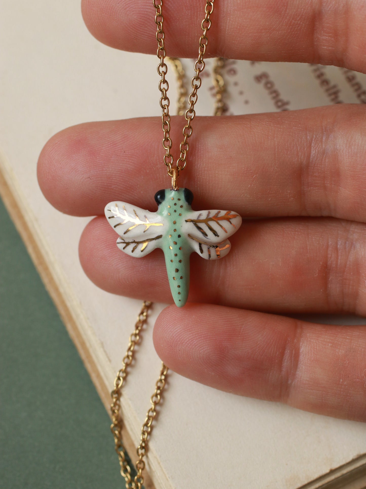 Dragonfly necklace