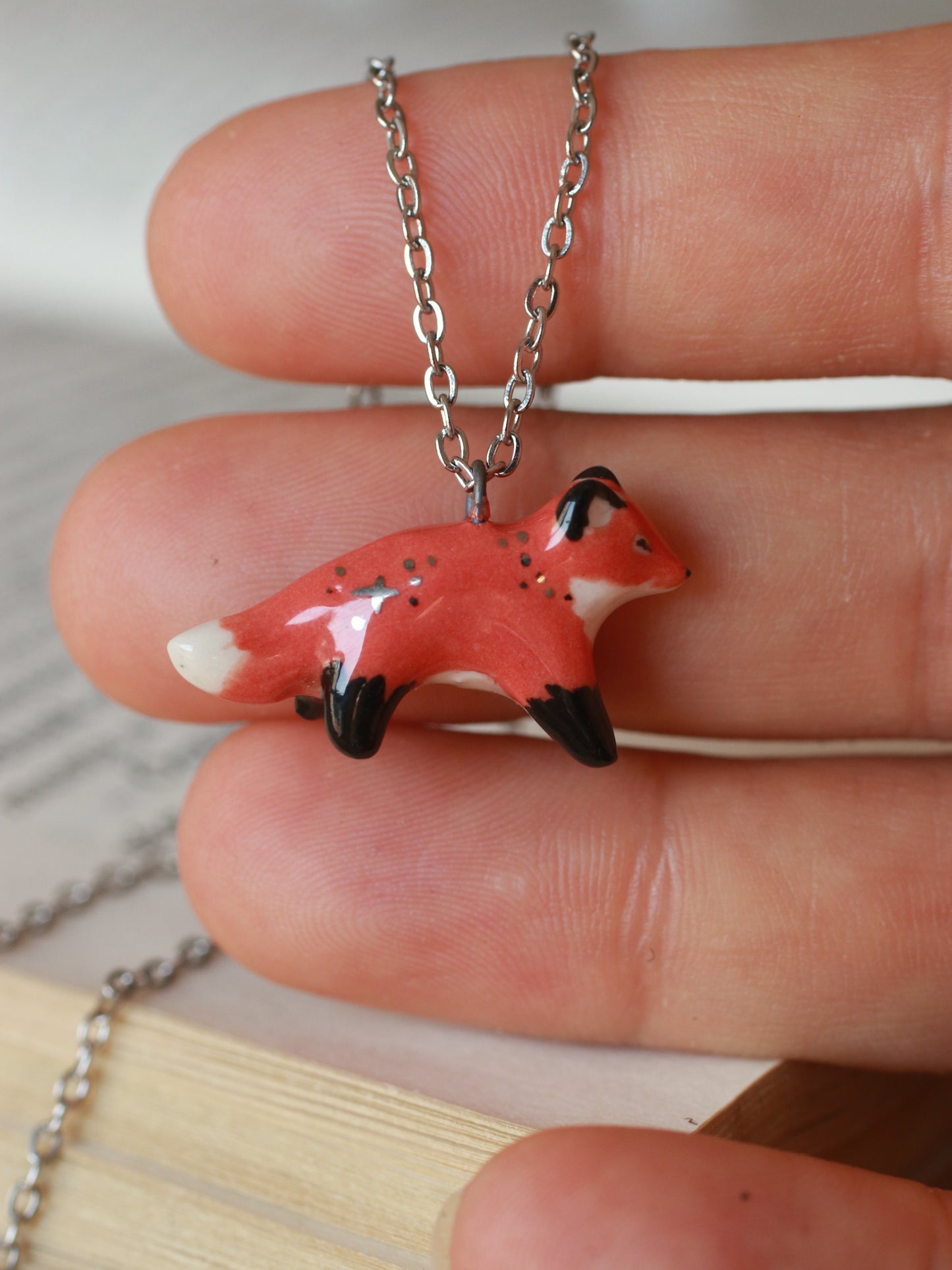 Fox necklace