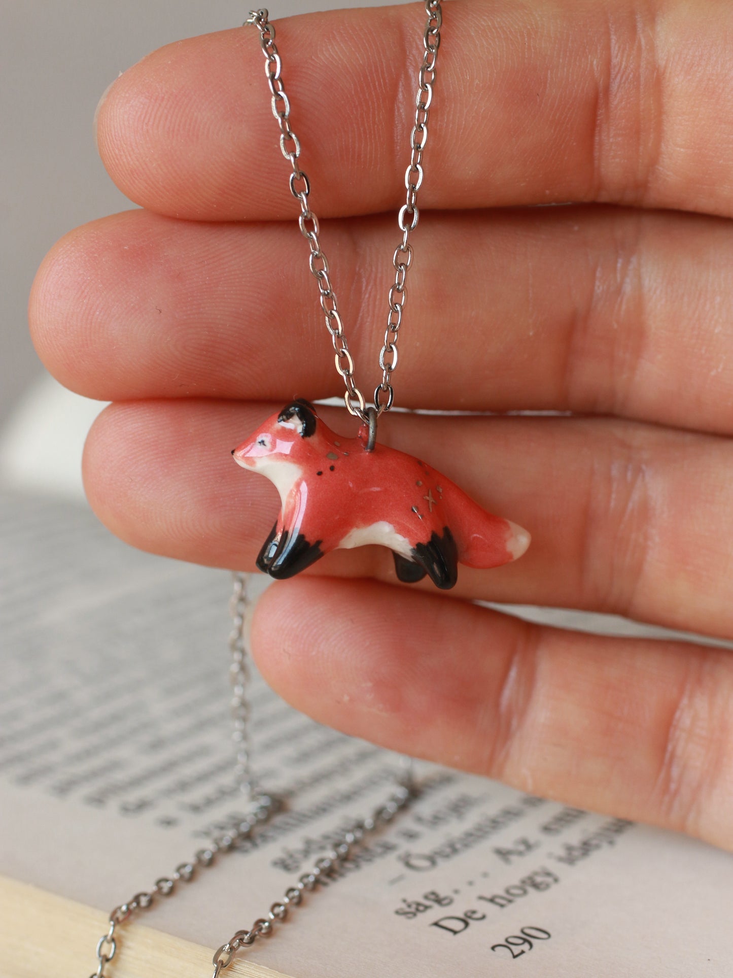 Fox necklace