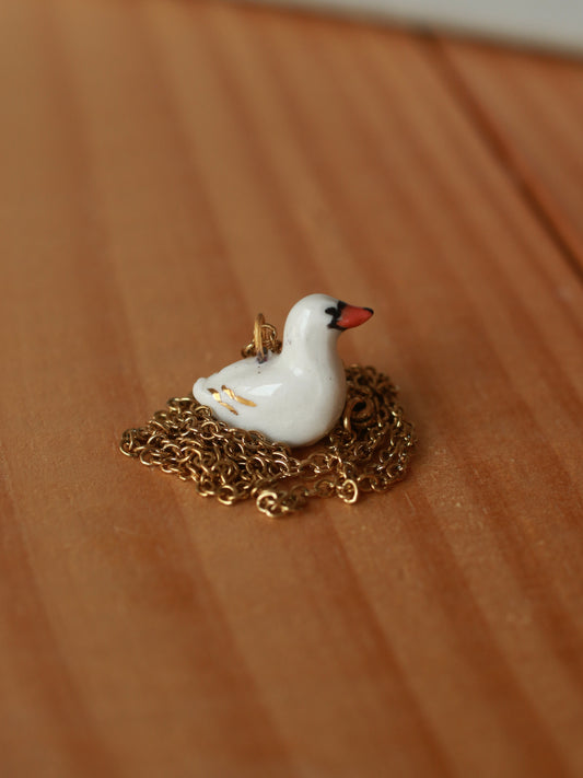 Swan necklace