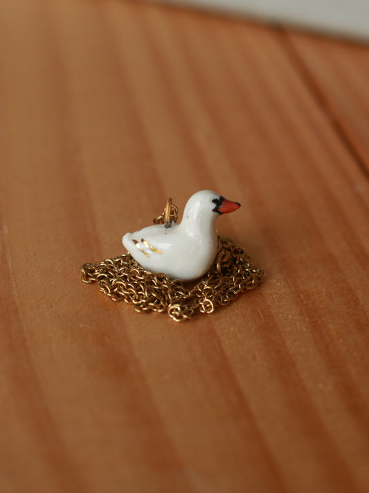 Swan necklace