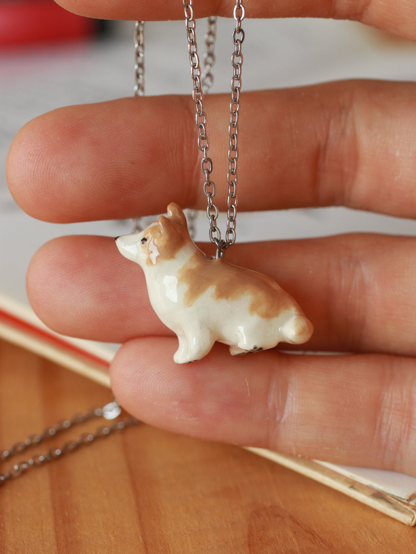 Corgi necklace