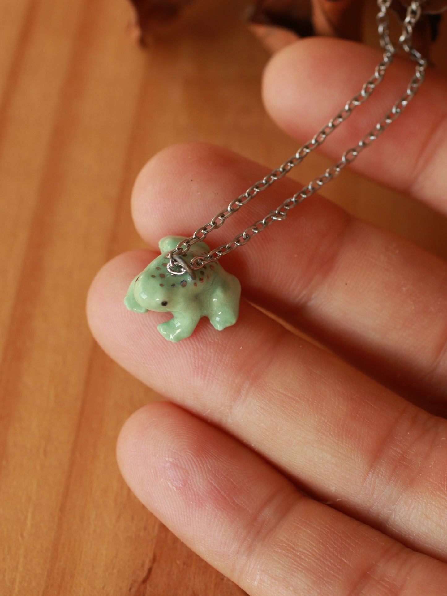 Frog necklace