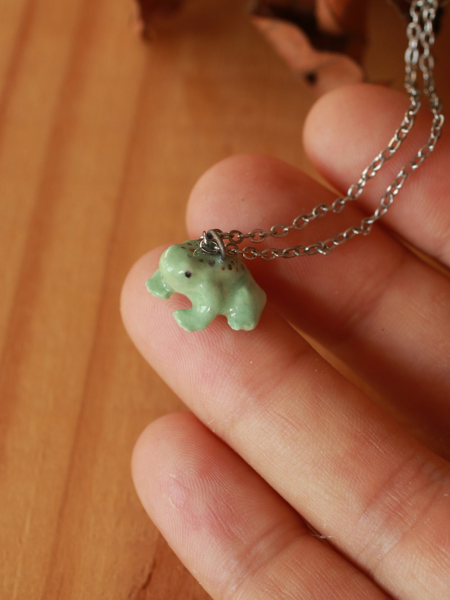 Frog necklace