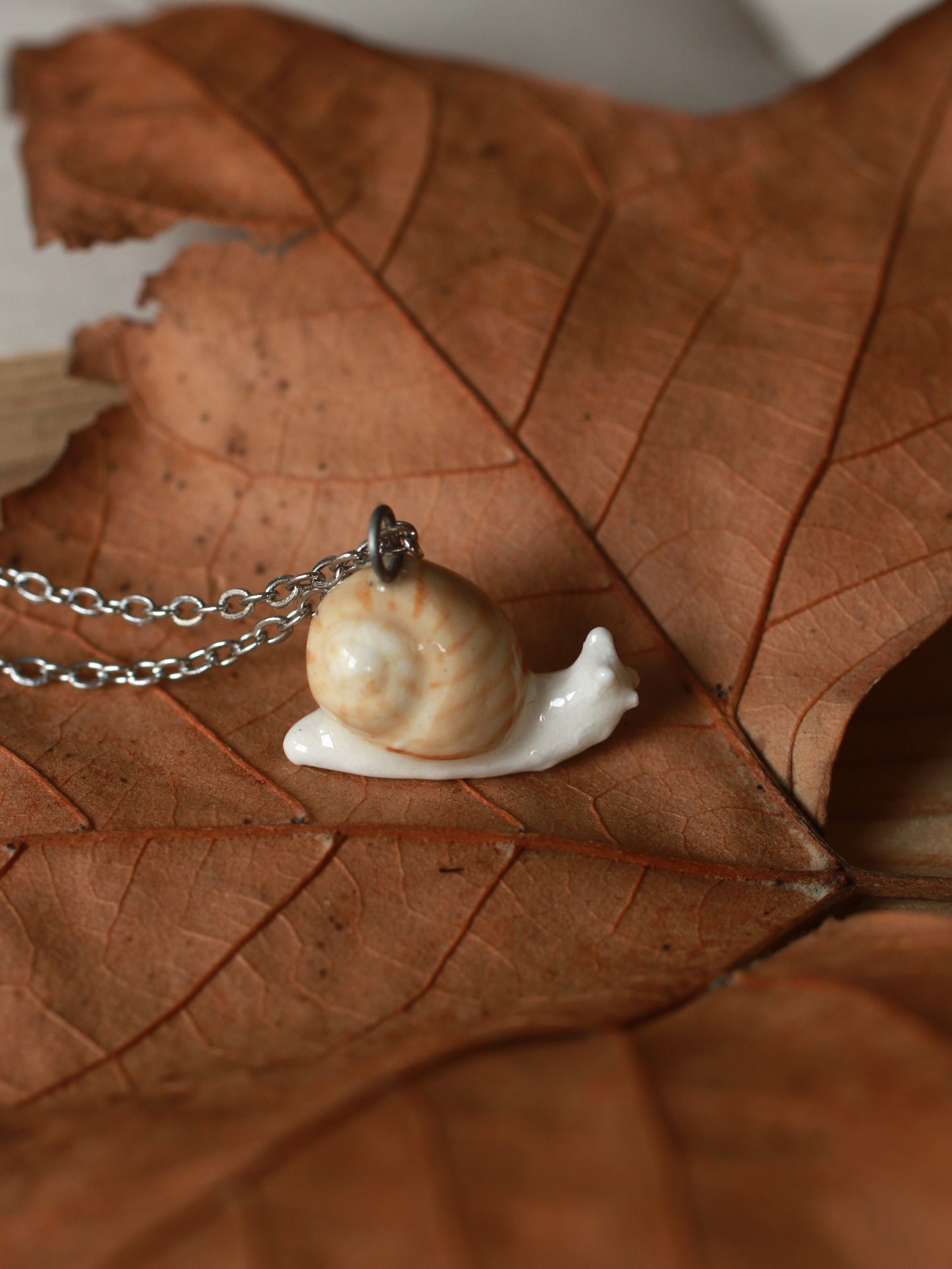 Snail necklace