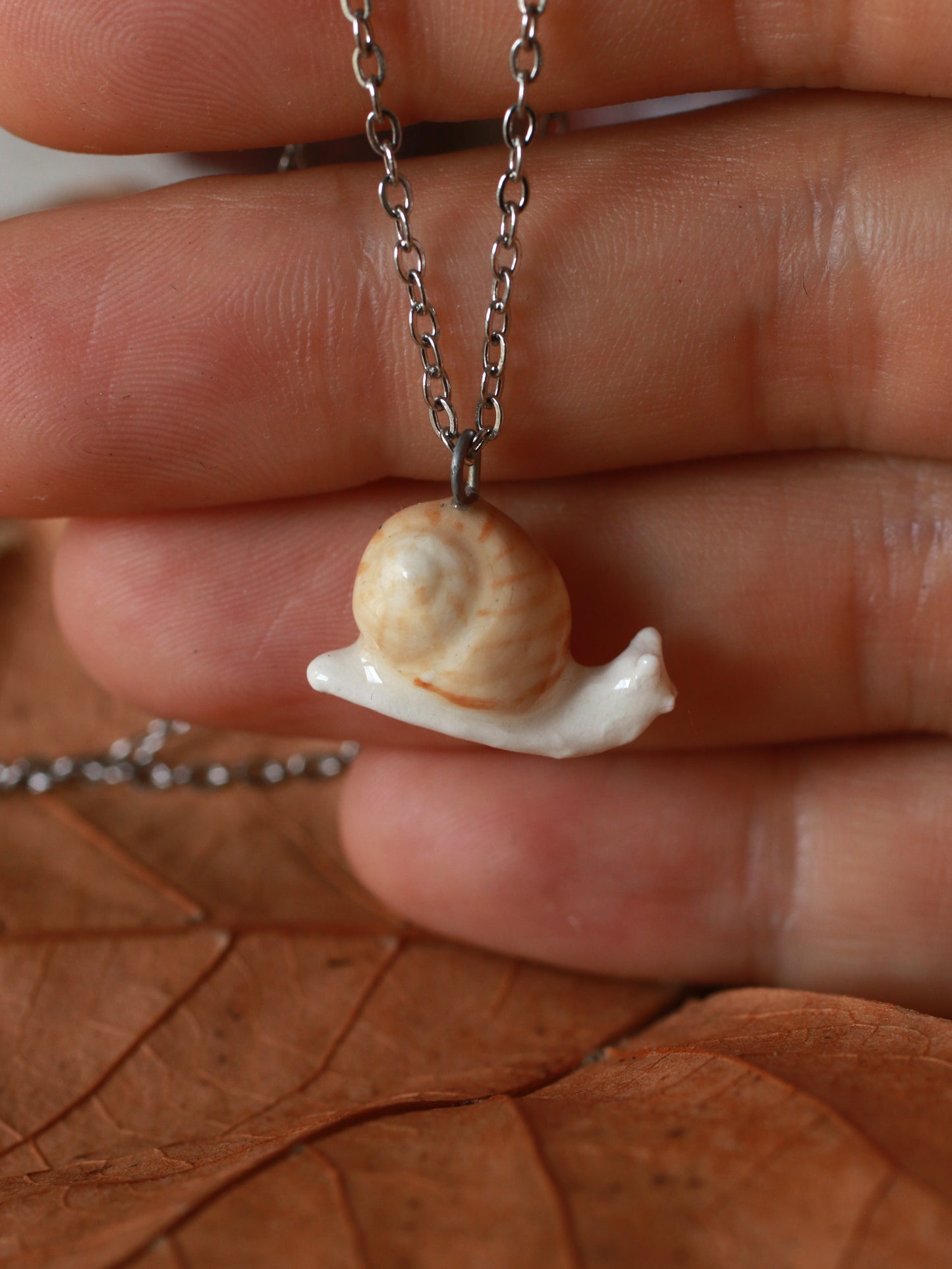 Snail necklace