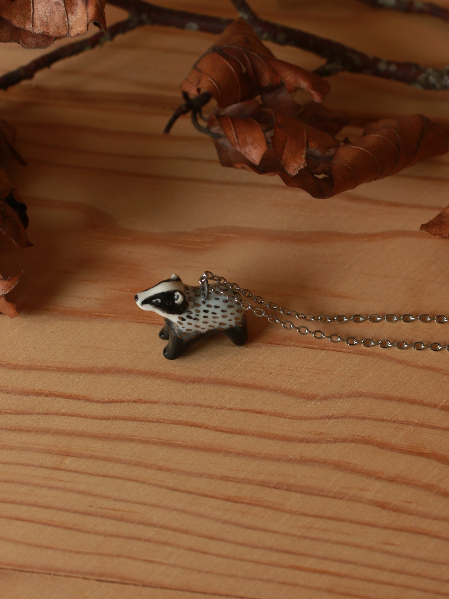 Badger necklace