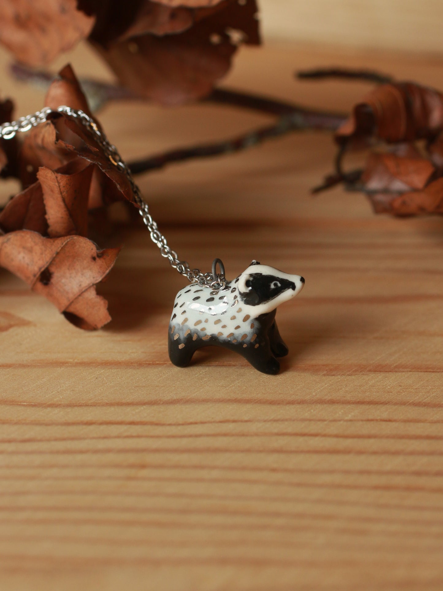 Badger necklace