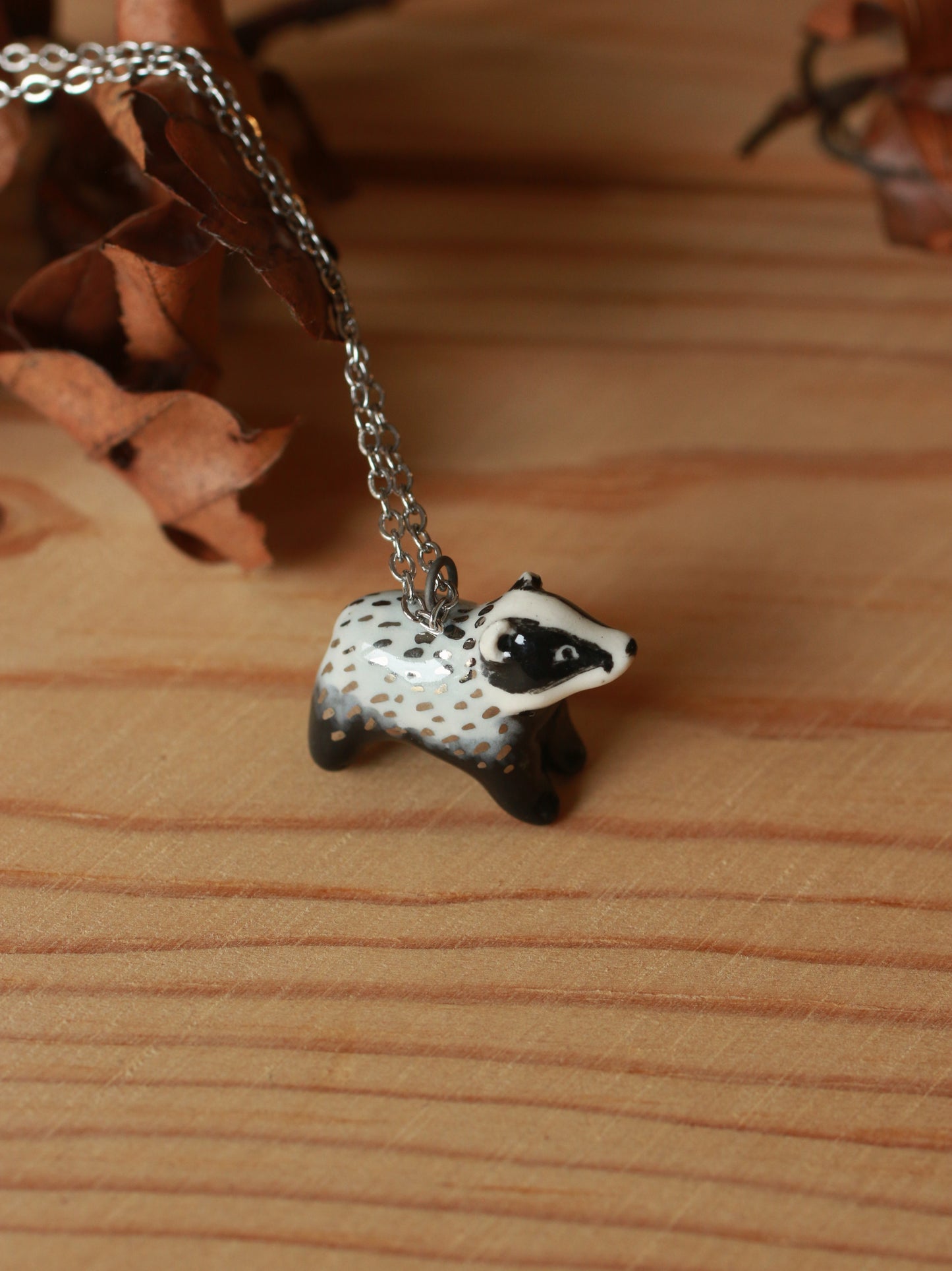 Badger necklace