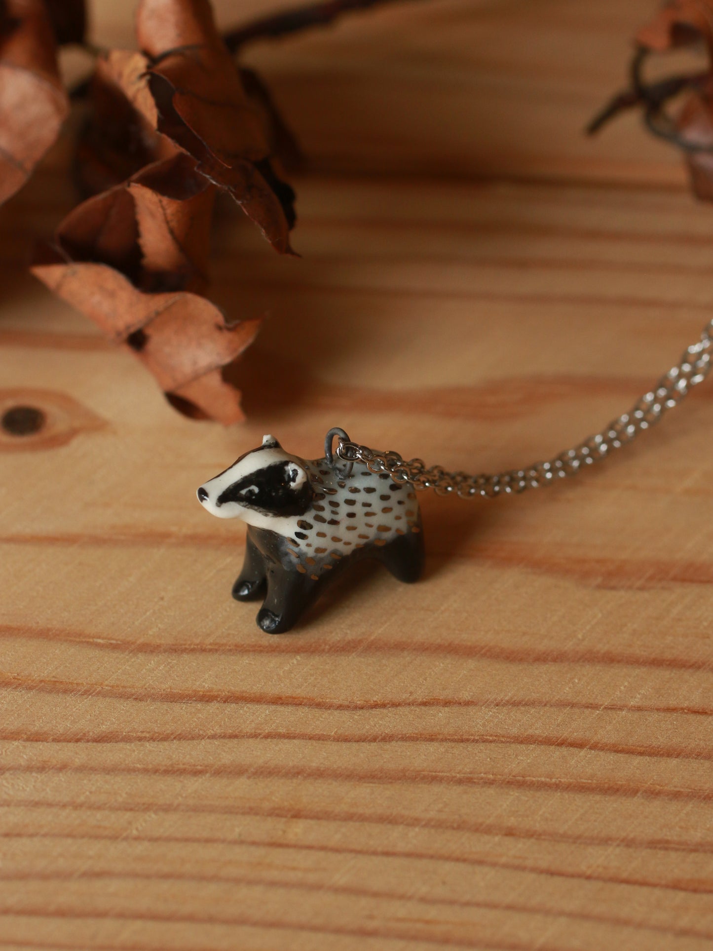 Badger necklace