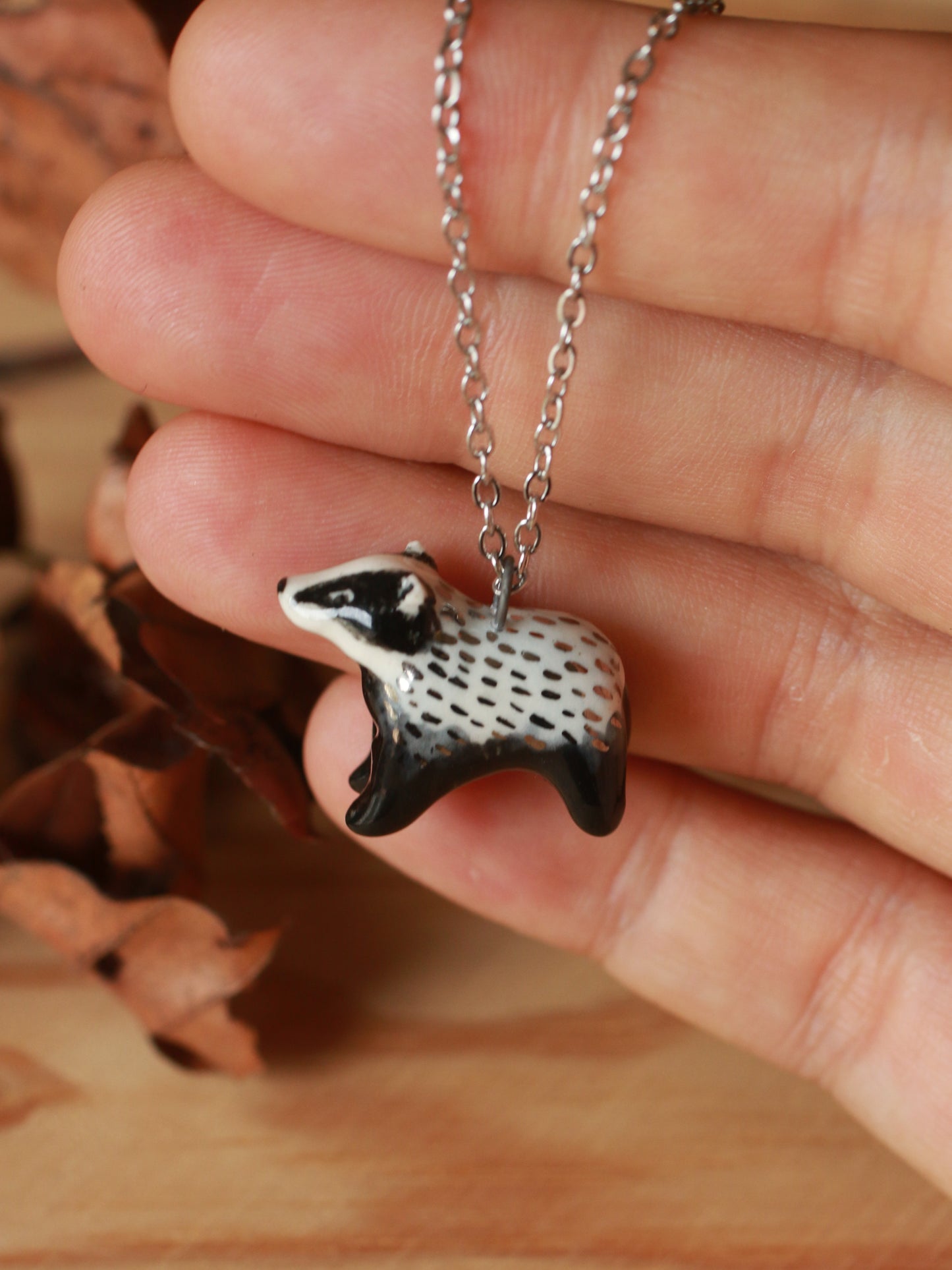 Badger necklace