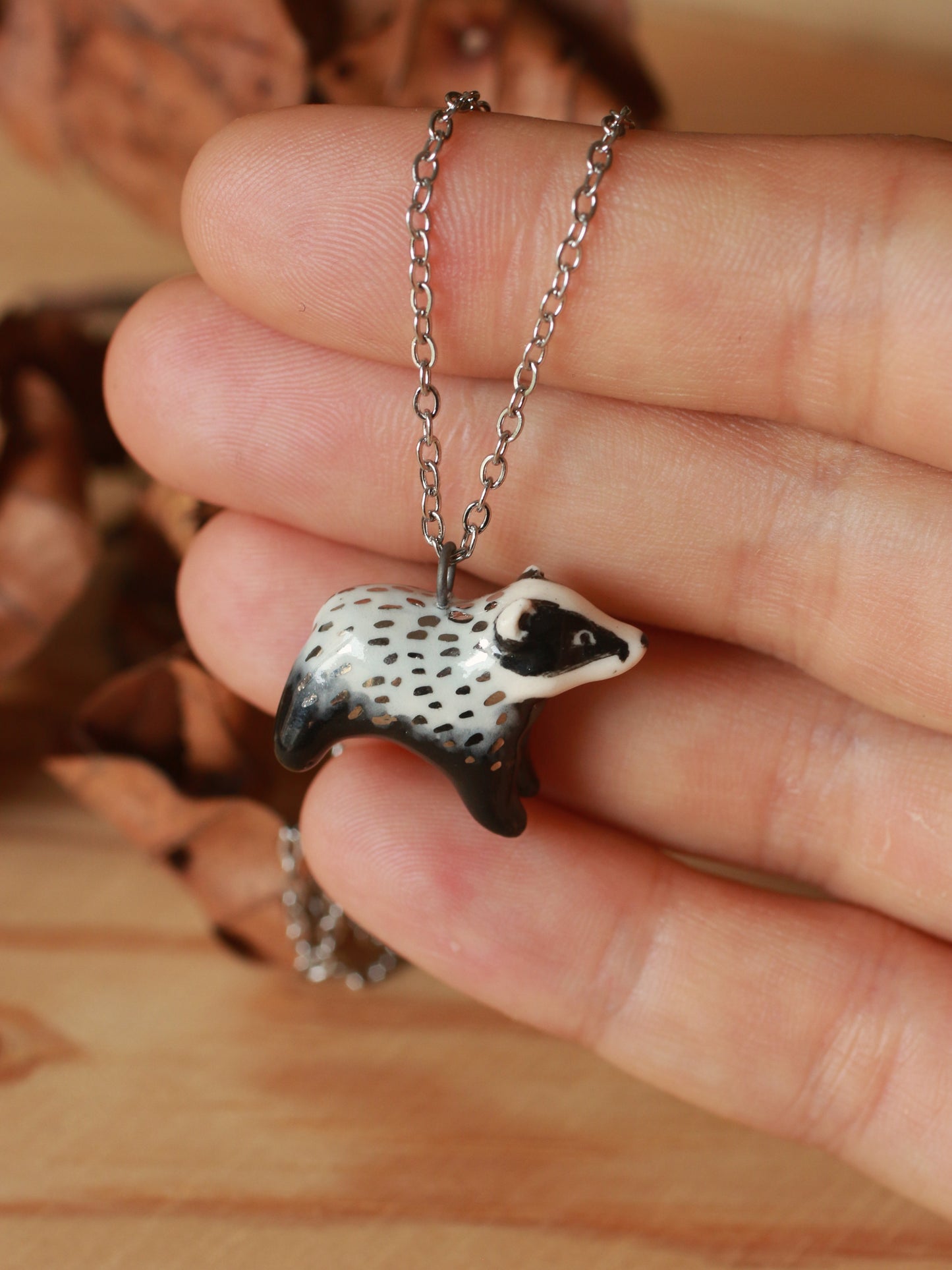 Badger necklace