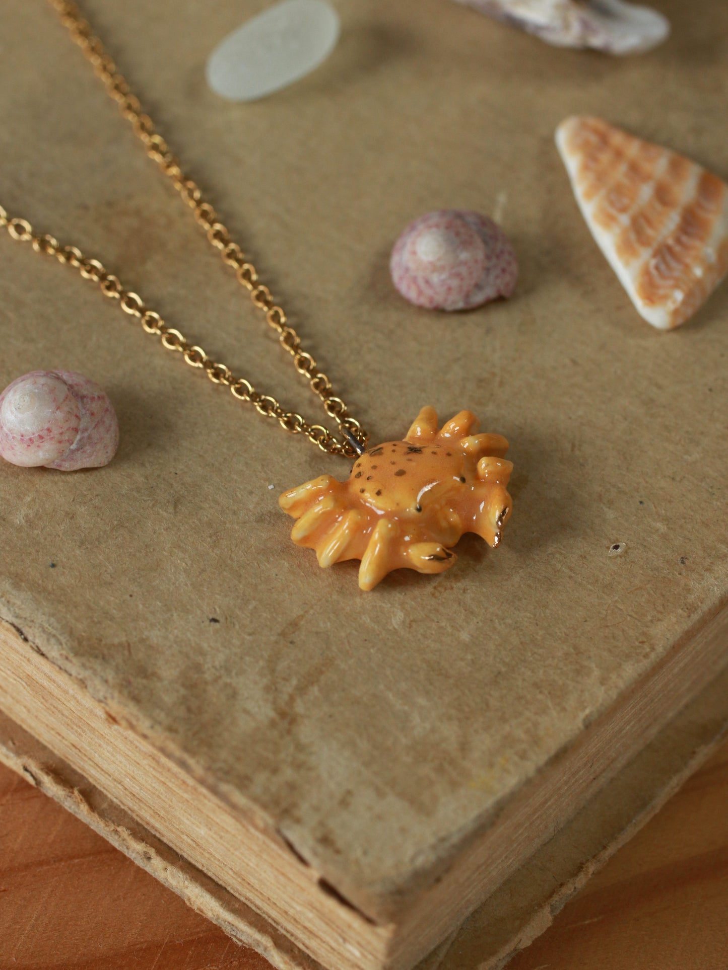 Crab necklace
