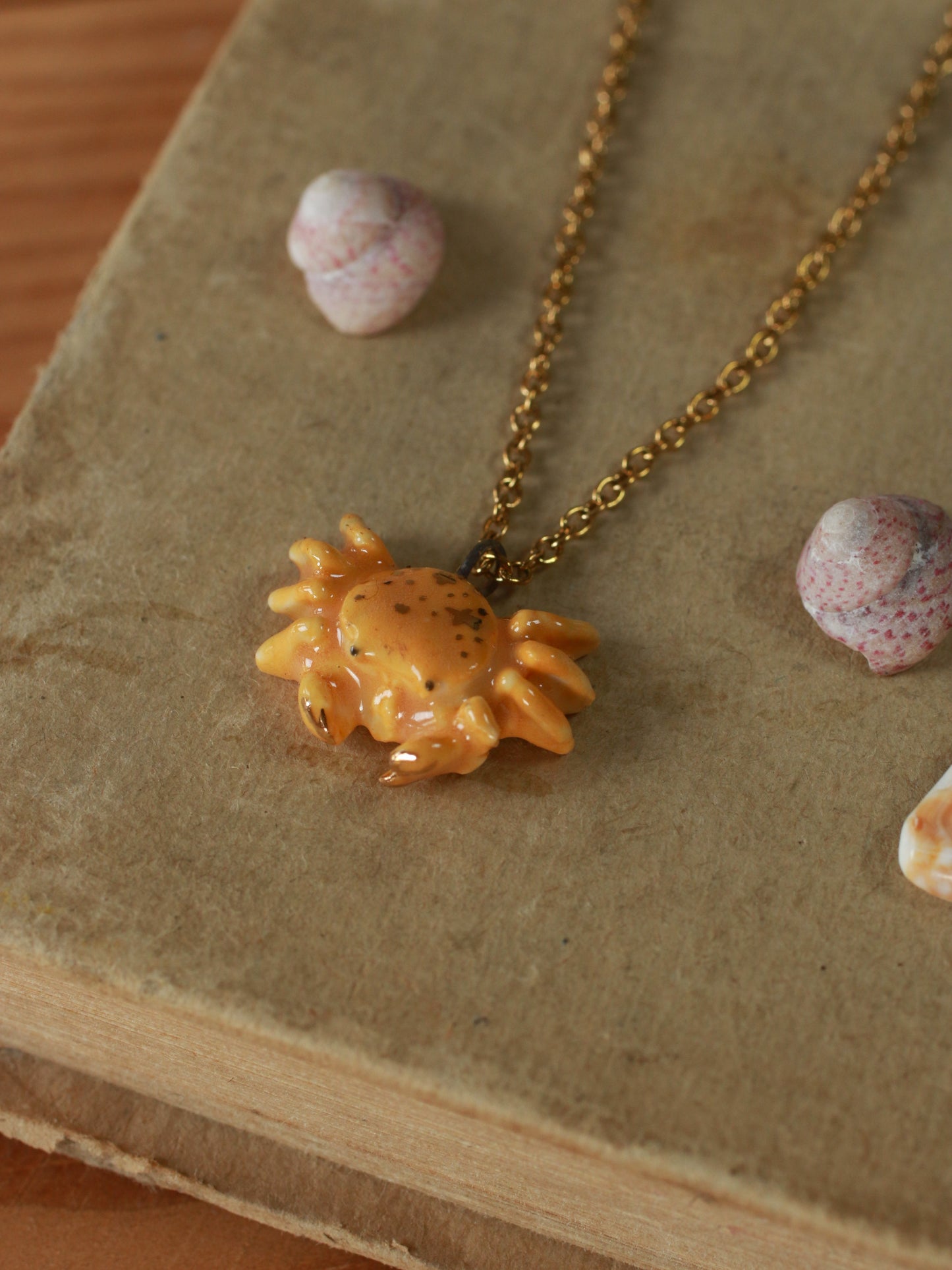 Crab necklace