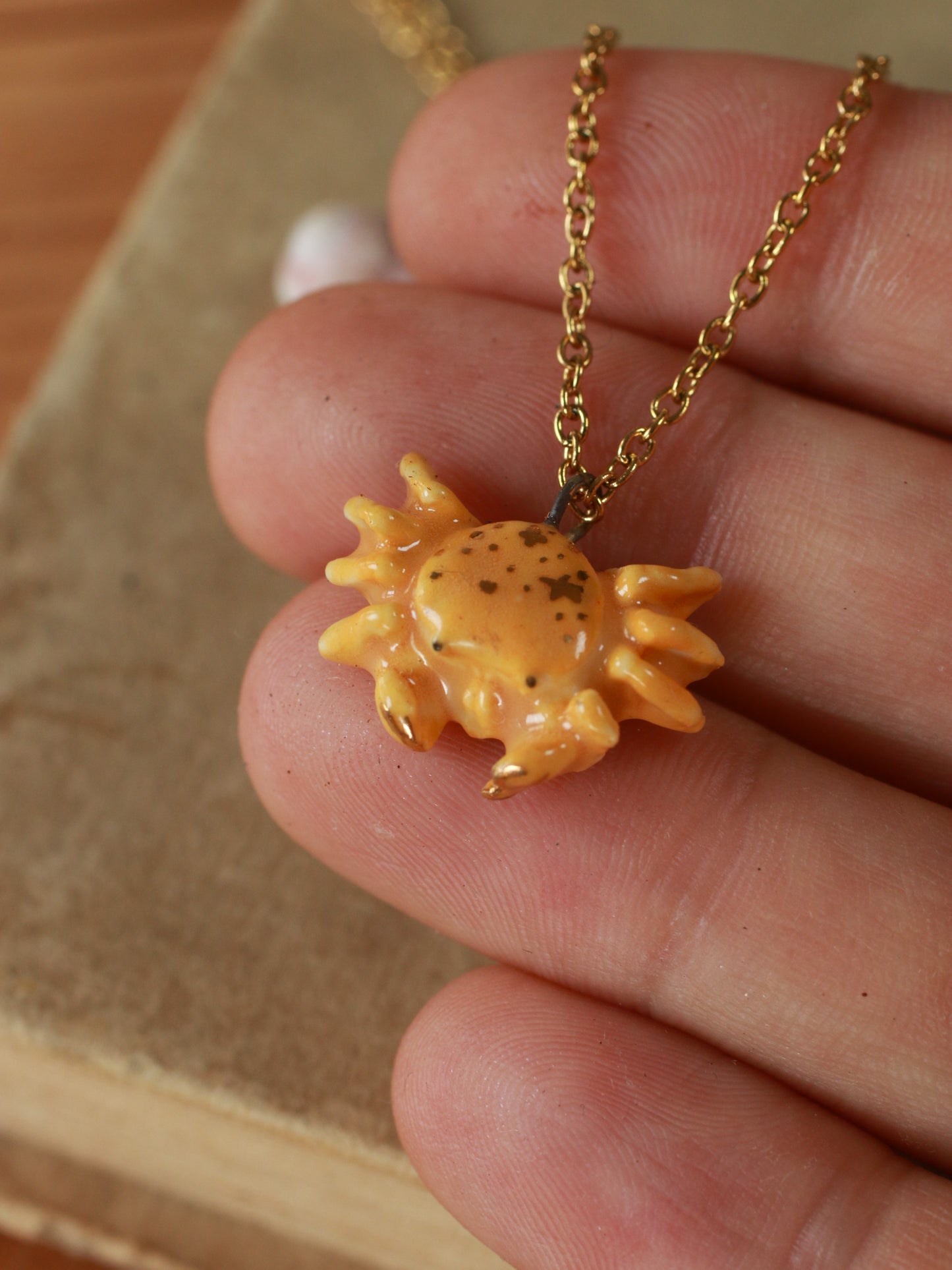 Crab necklace