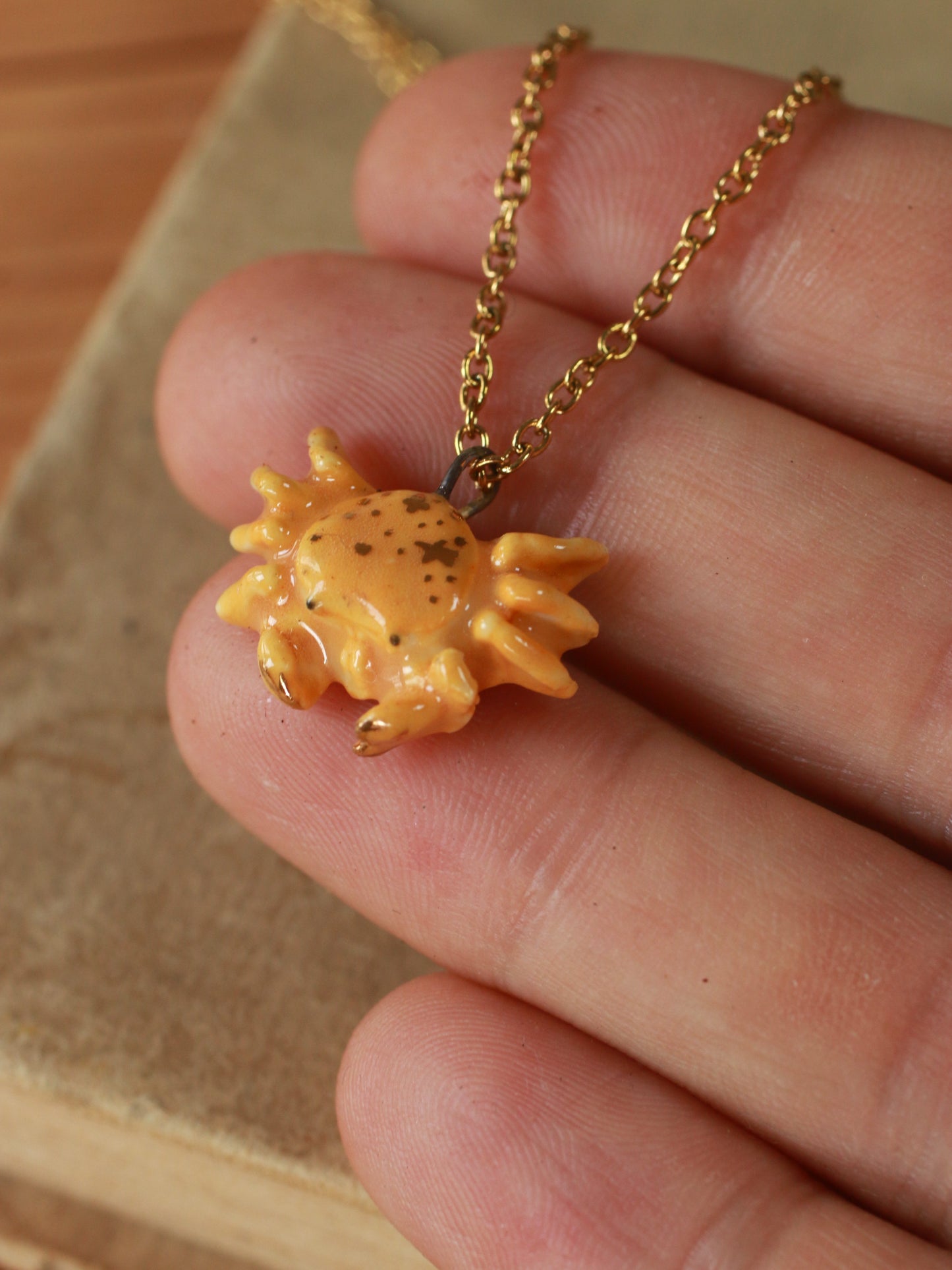 Crab necklace