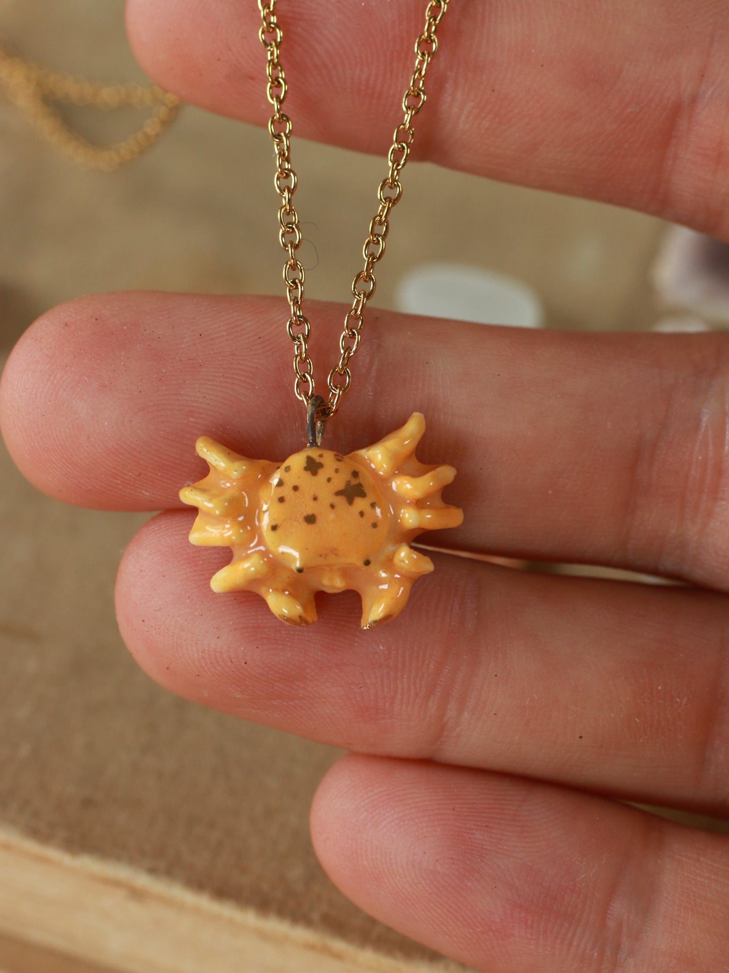 Crab necklace