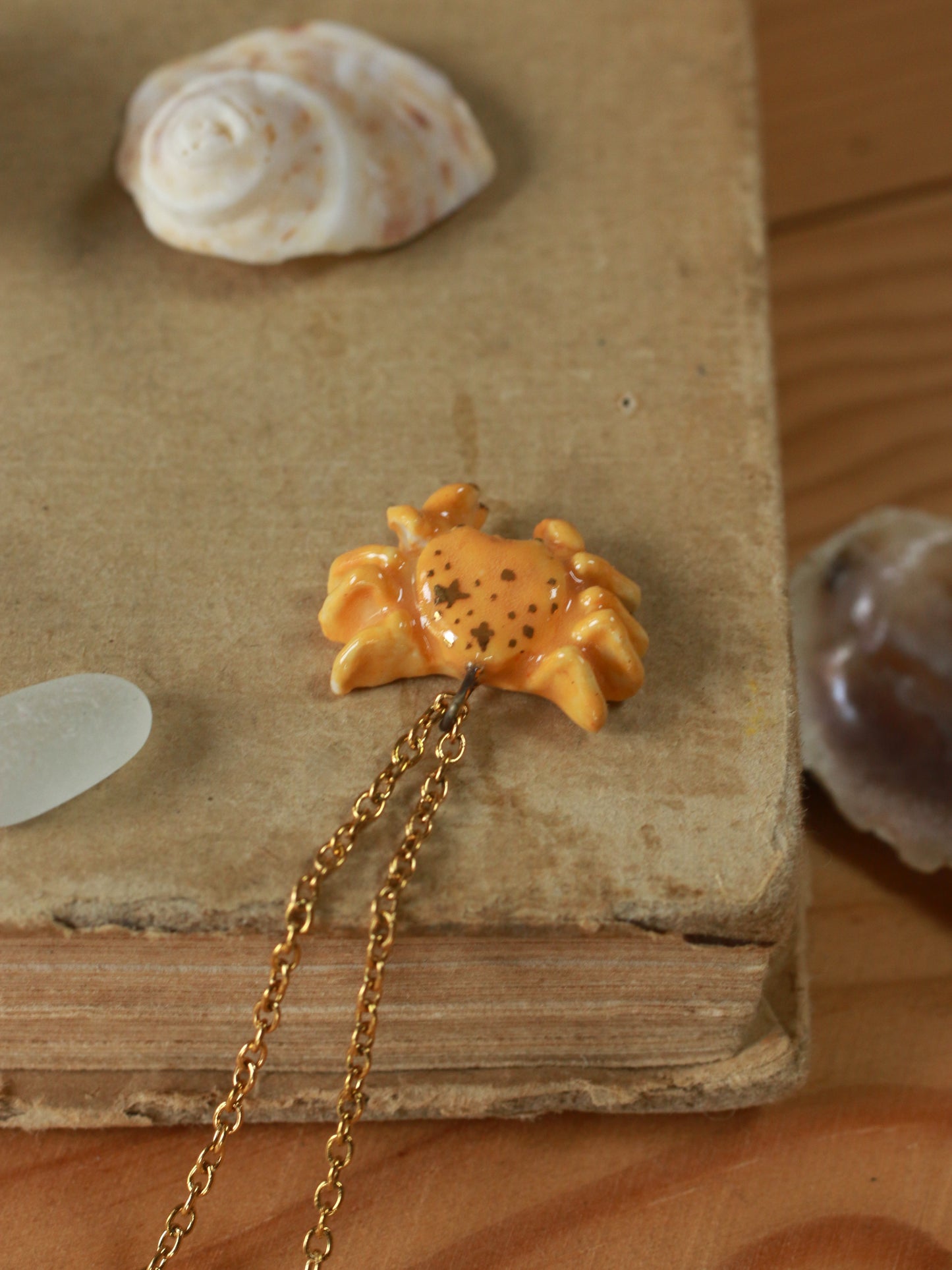 Crab necklace