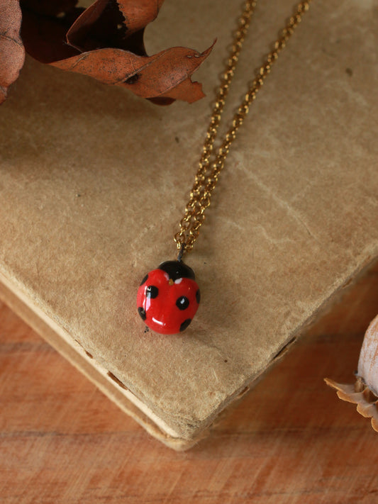 Ladybug necklace