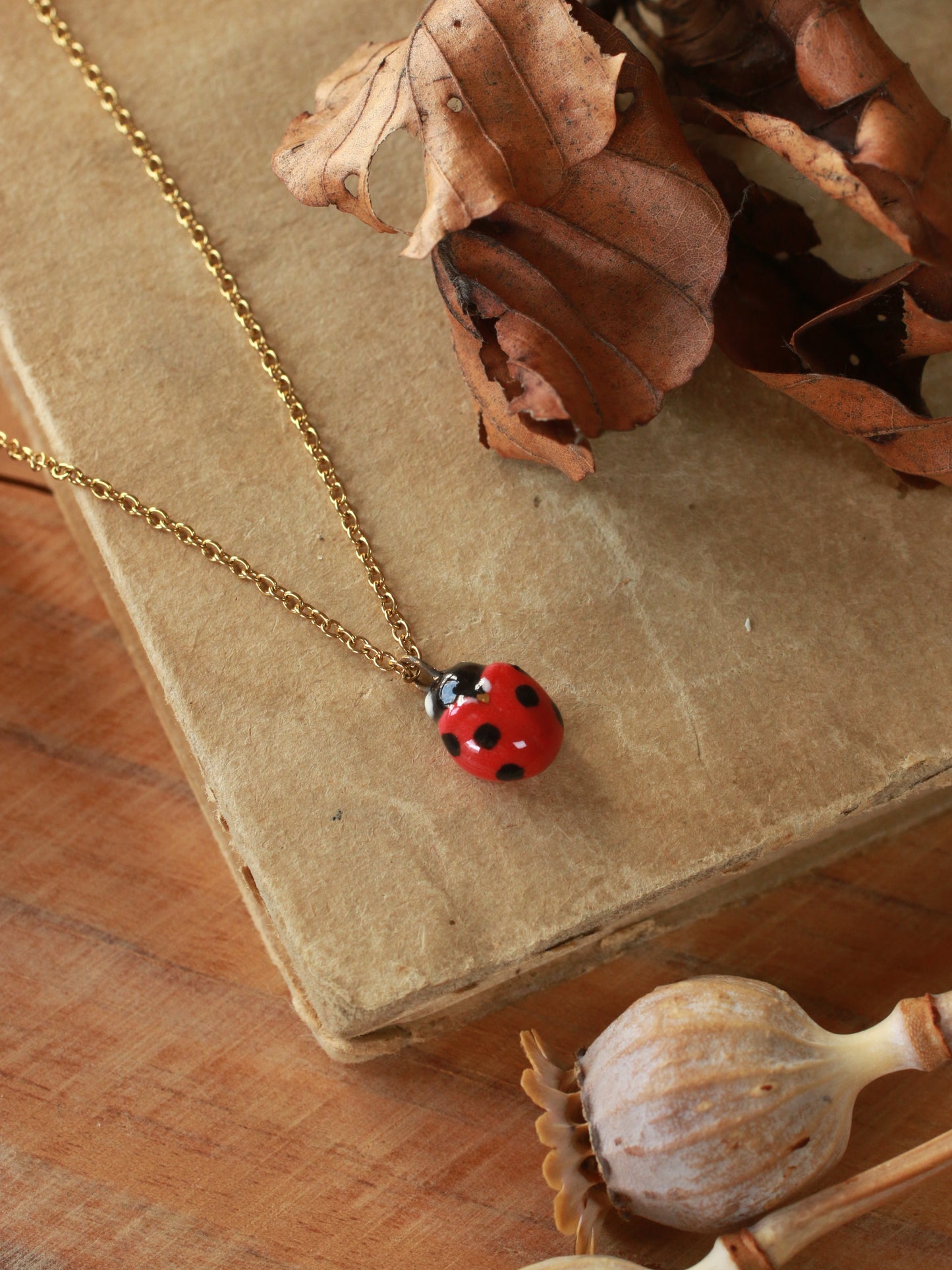 Ladybug necklace