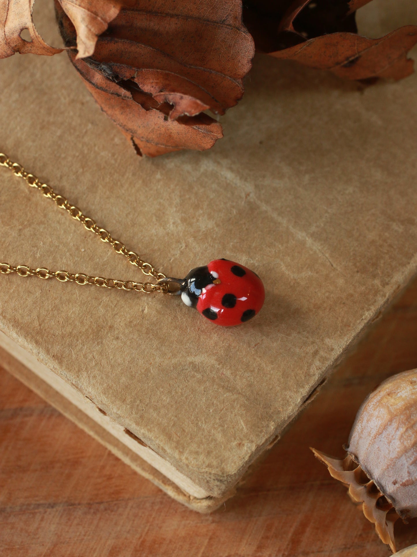 Ladybug necklace