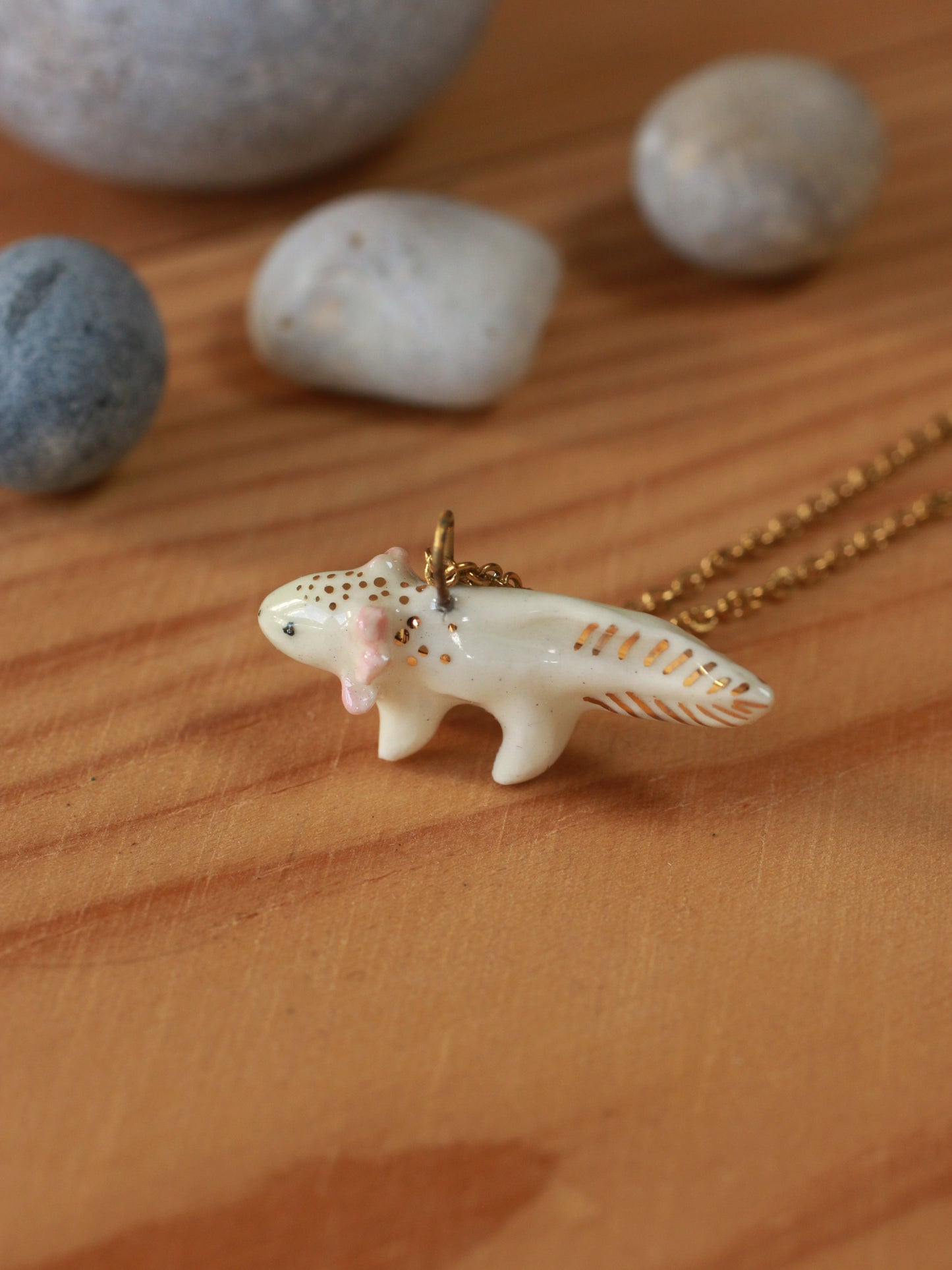 Axolotl necklace