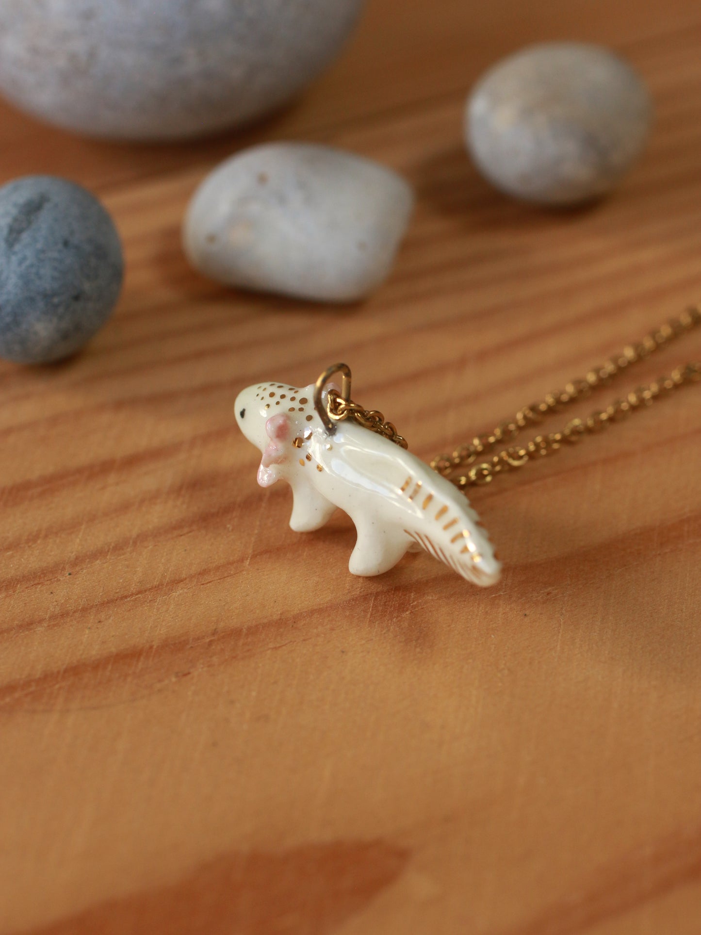 Axolotl necklace