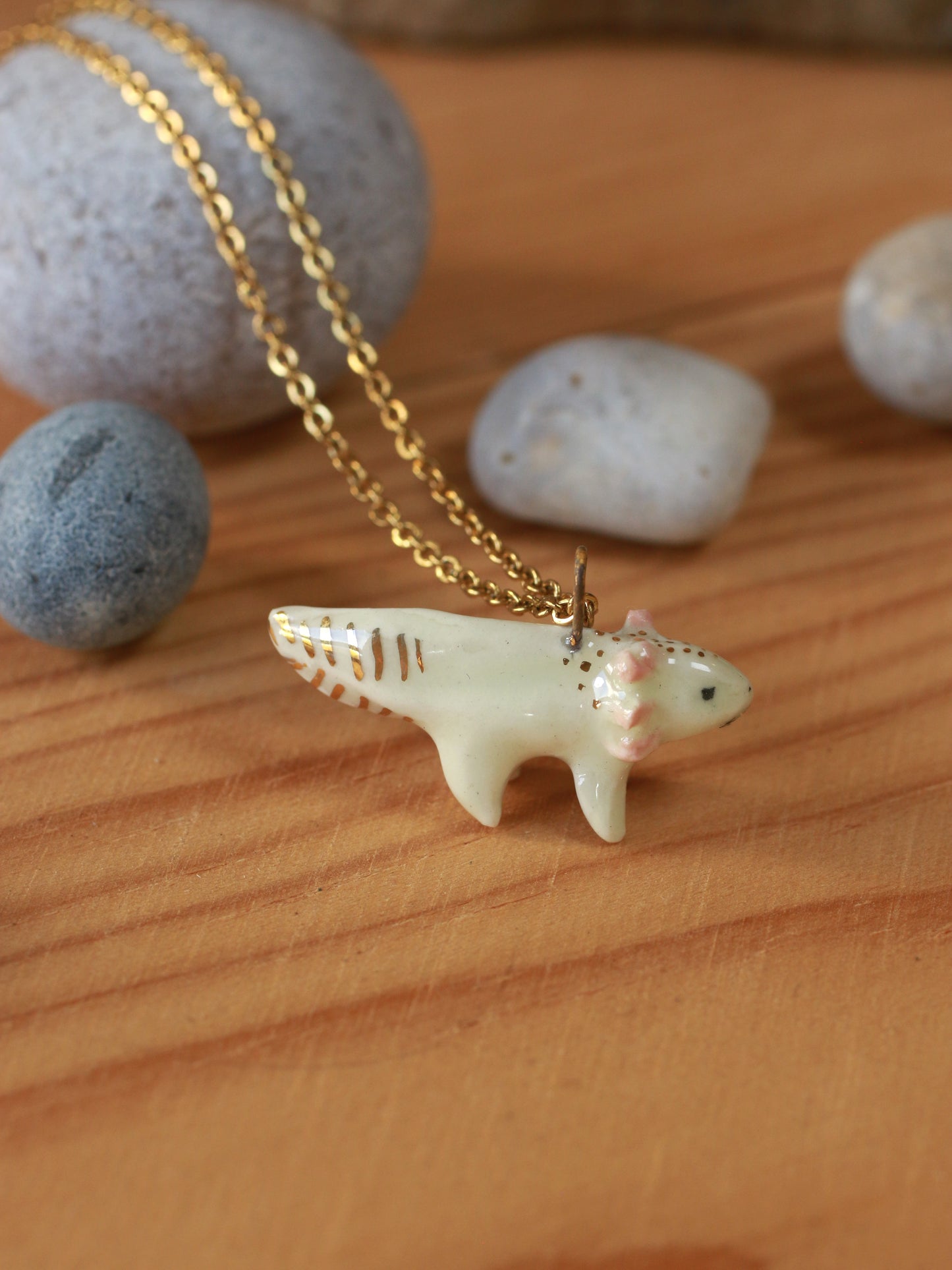 Axolotl necklace