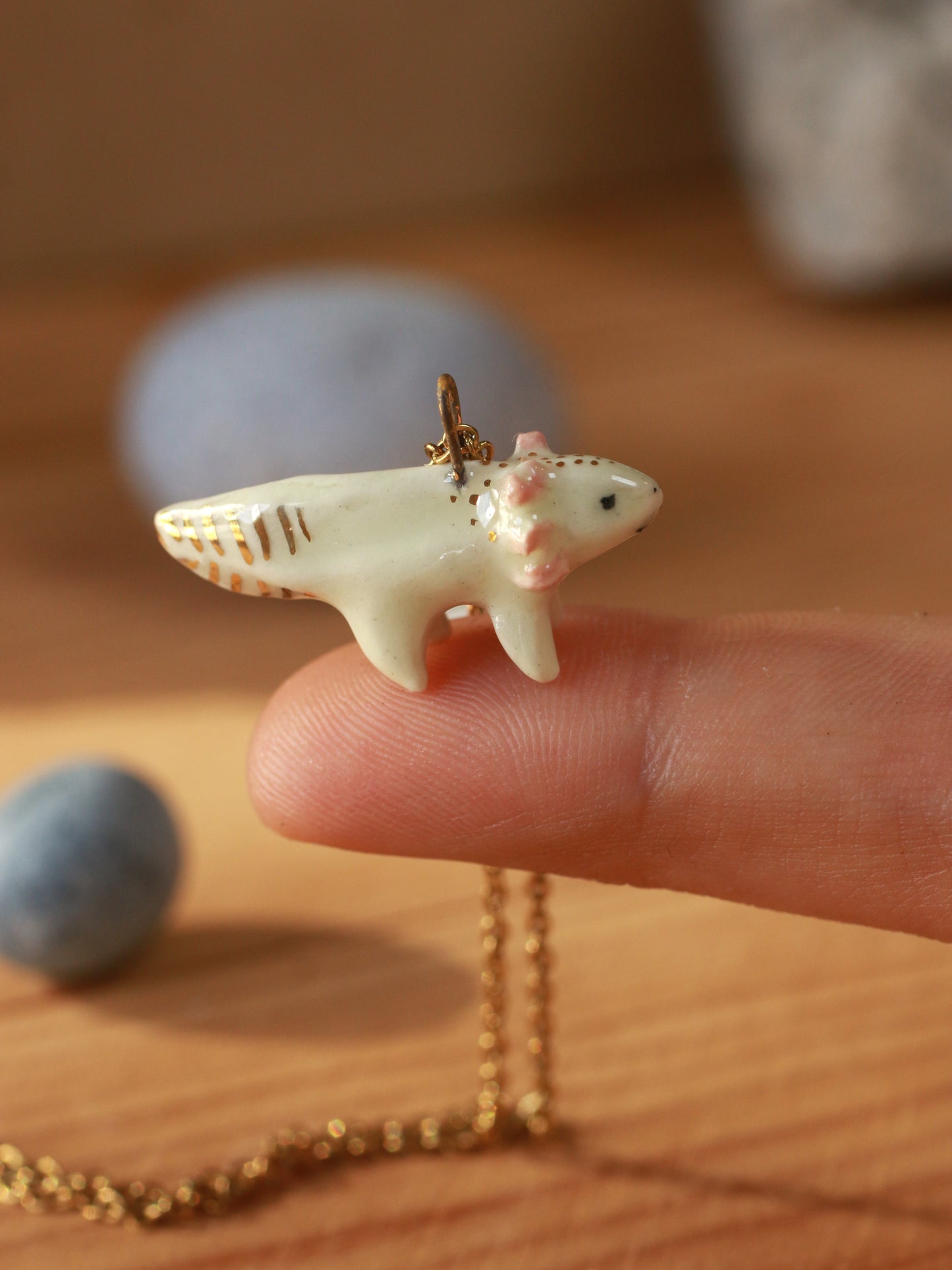 Axolotl necklace