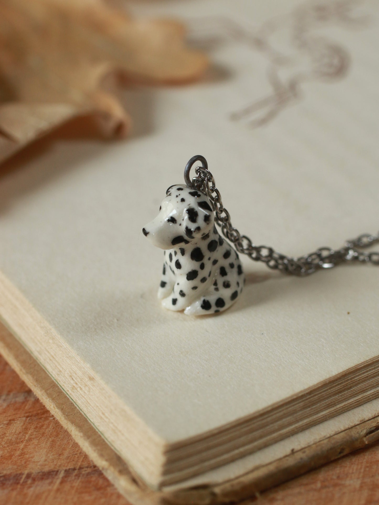 Dalmatian necklace
